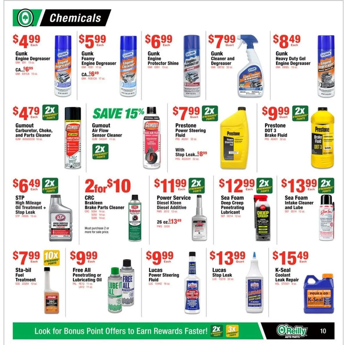 Weekly ad O'Reilly Auto Parts Sales from June 25 to July 30 2025 - Page 10