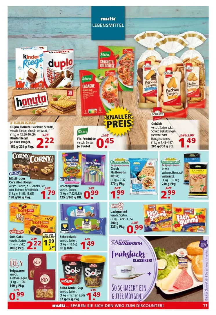 Multi Markt Angebote von 20. Juli bis 25. Juli 2026 - Prospekt seite 11