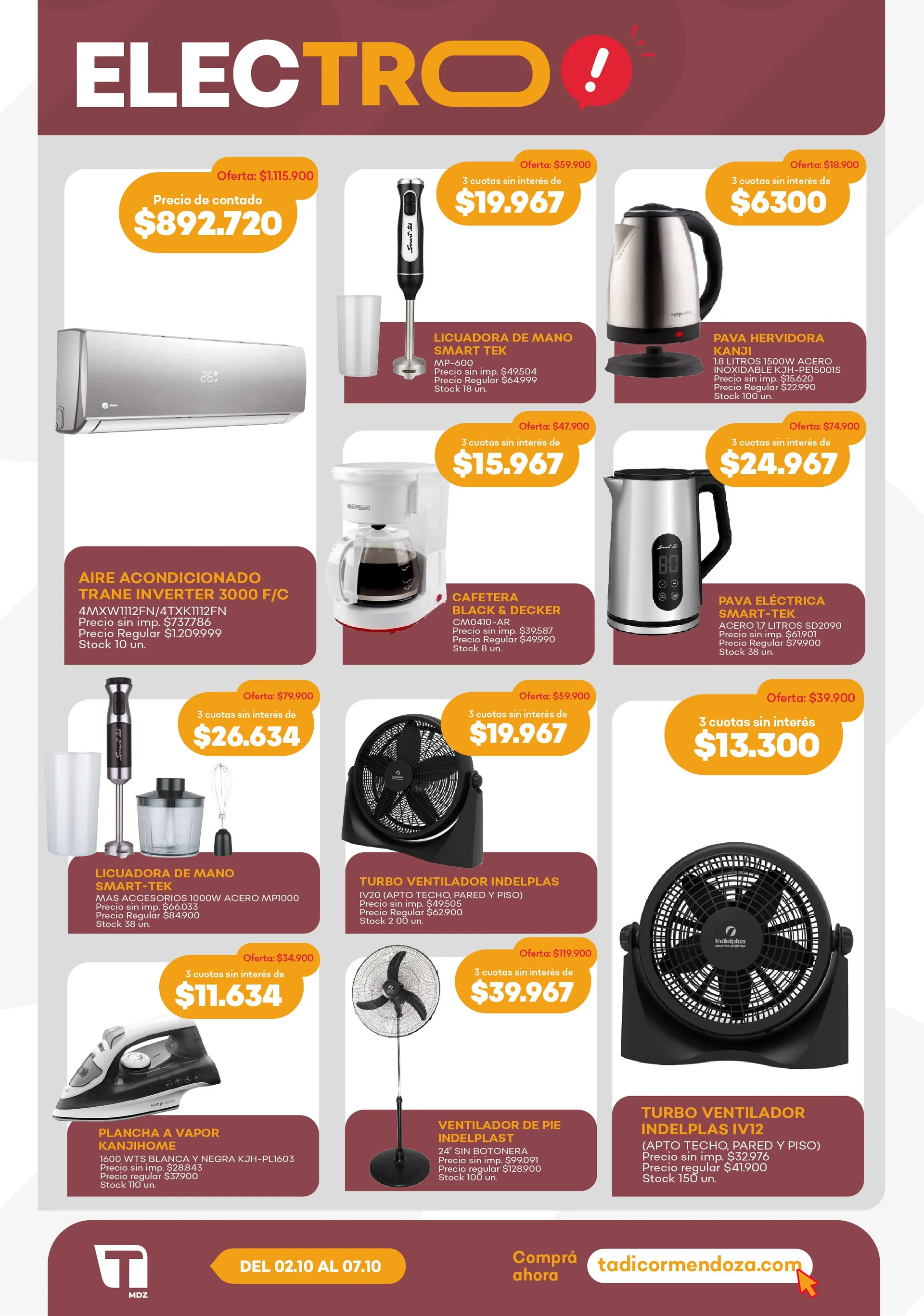 Ofertas de Ofertas Supermercados Tadicor 2 de octubre al 7 de octubre 2025 - Página 11 del catálogo