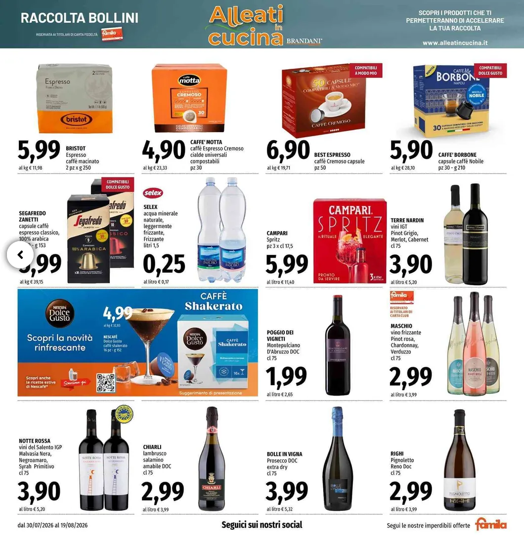  Volantini Famila Superstore da 30 luglio a 19 agosto di 2026 - Pagina del volantino 11