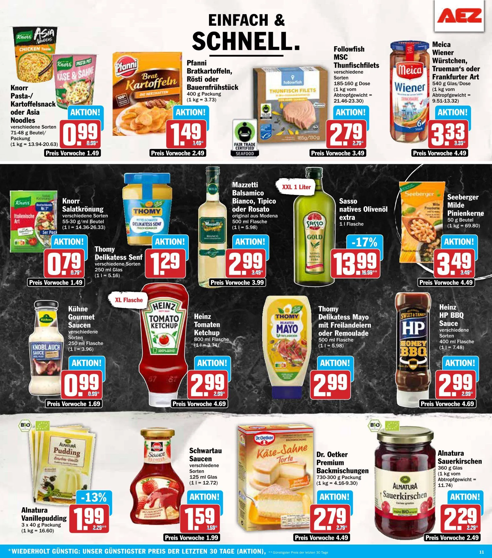  AEZ Prospekte  von 28. Juli bis 2. August 2025 - Prospekt seite 11