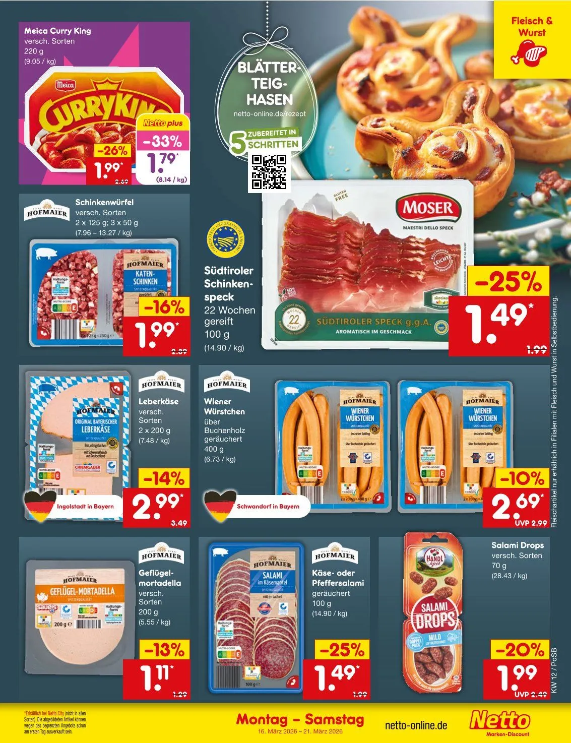 Netto Marken-Discount Prospekte von 16. März bis 21. März 2026 - Prospekt seite 11