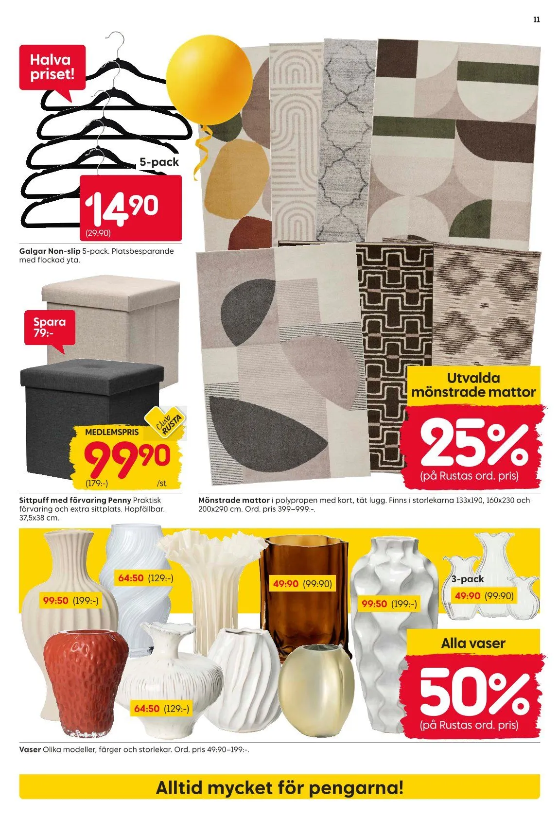 Rusta Erbjudanden från 13 april till 18 april 2026 - Reklamblad sidor 11