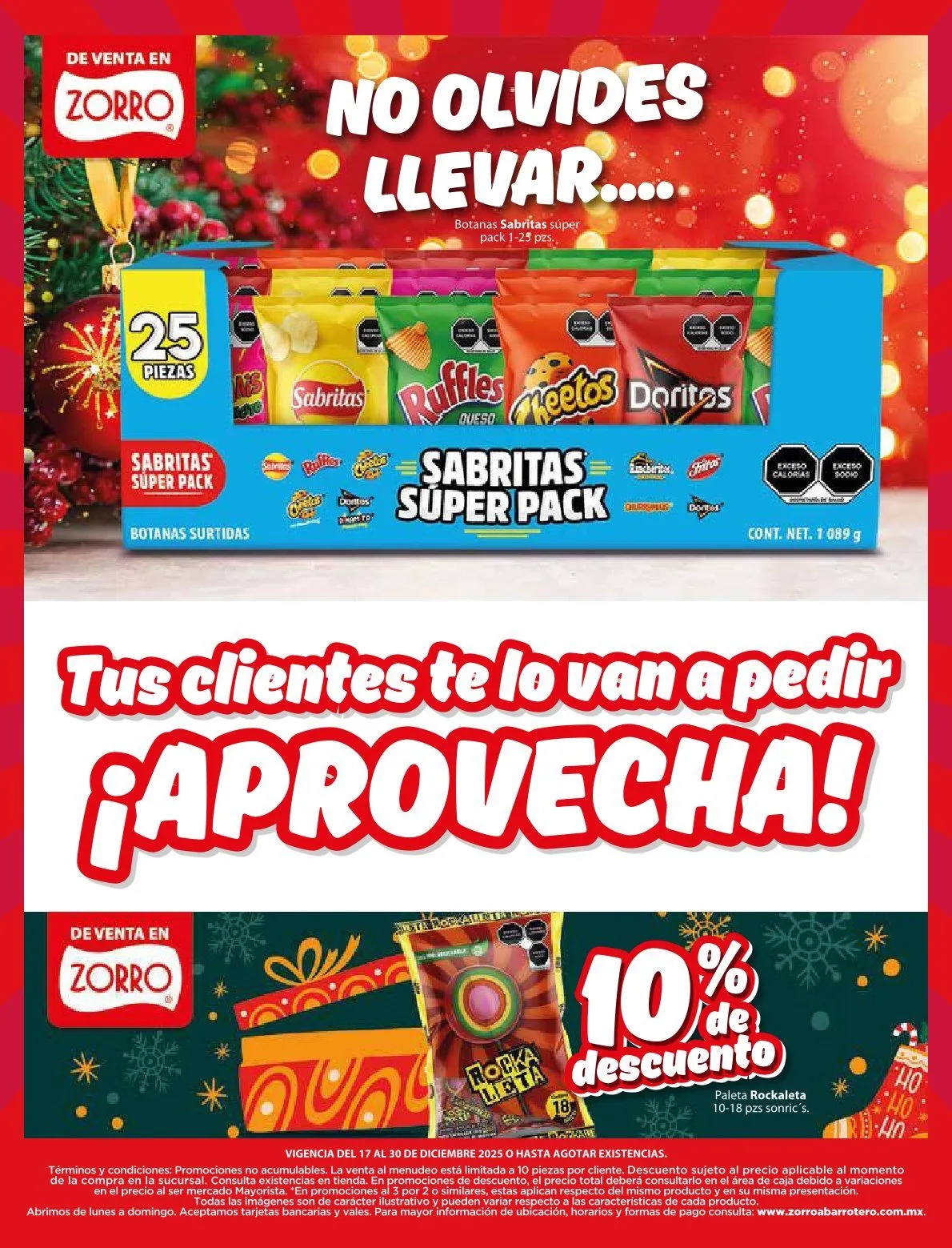 Catálogo de Zorro Ofertas 17 de diciembre al 30 de diciembre 2025 - Pagina 11