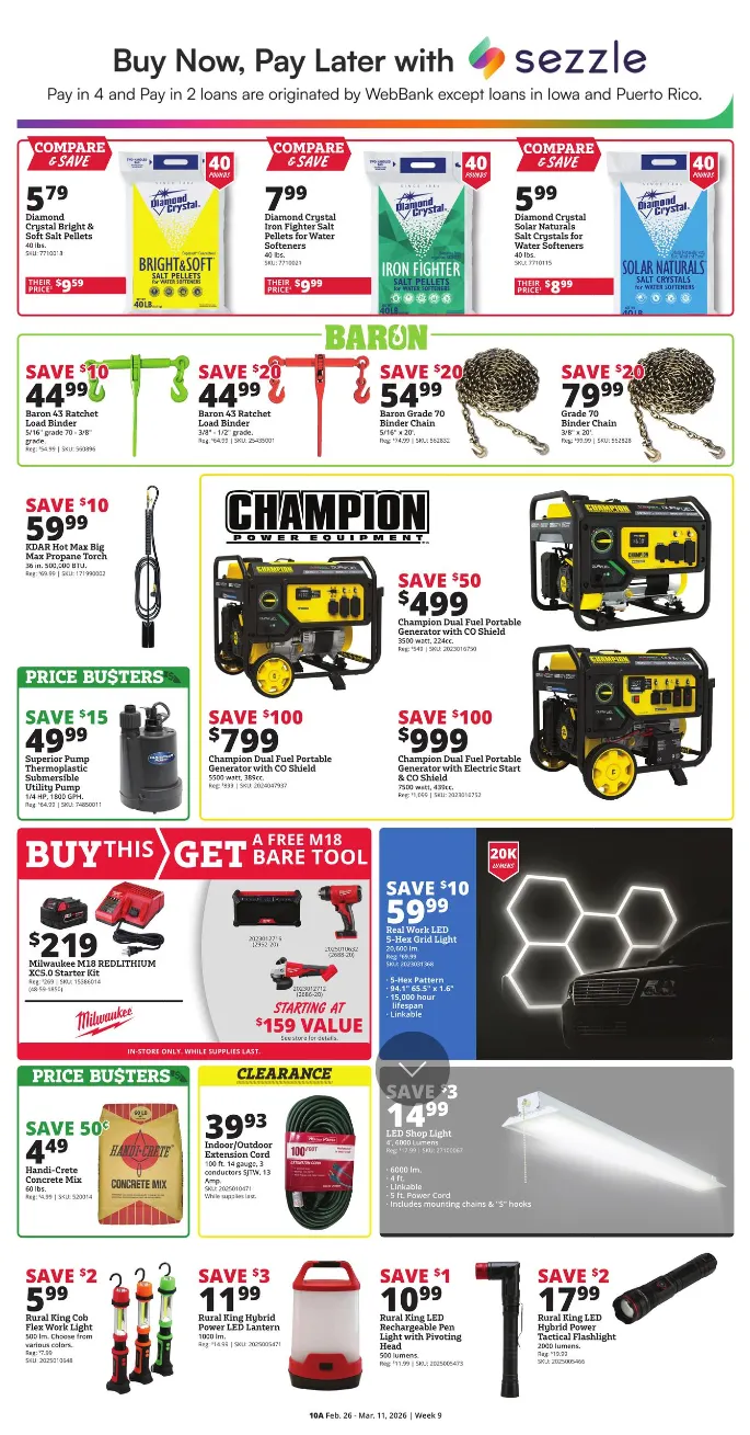 Weekly ad Rural King Sales from February 26 to March 11 2026 - Page 11