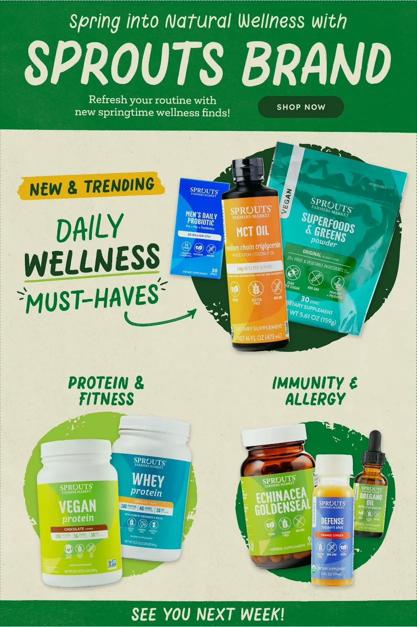 Weekly promotion Sprouts Sales spanning from April 22 to April 28 2026 - Page 11 for Catalogue 365