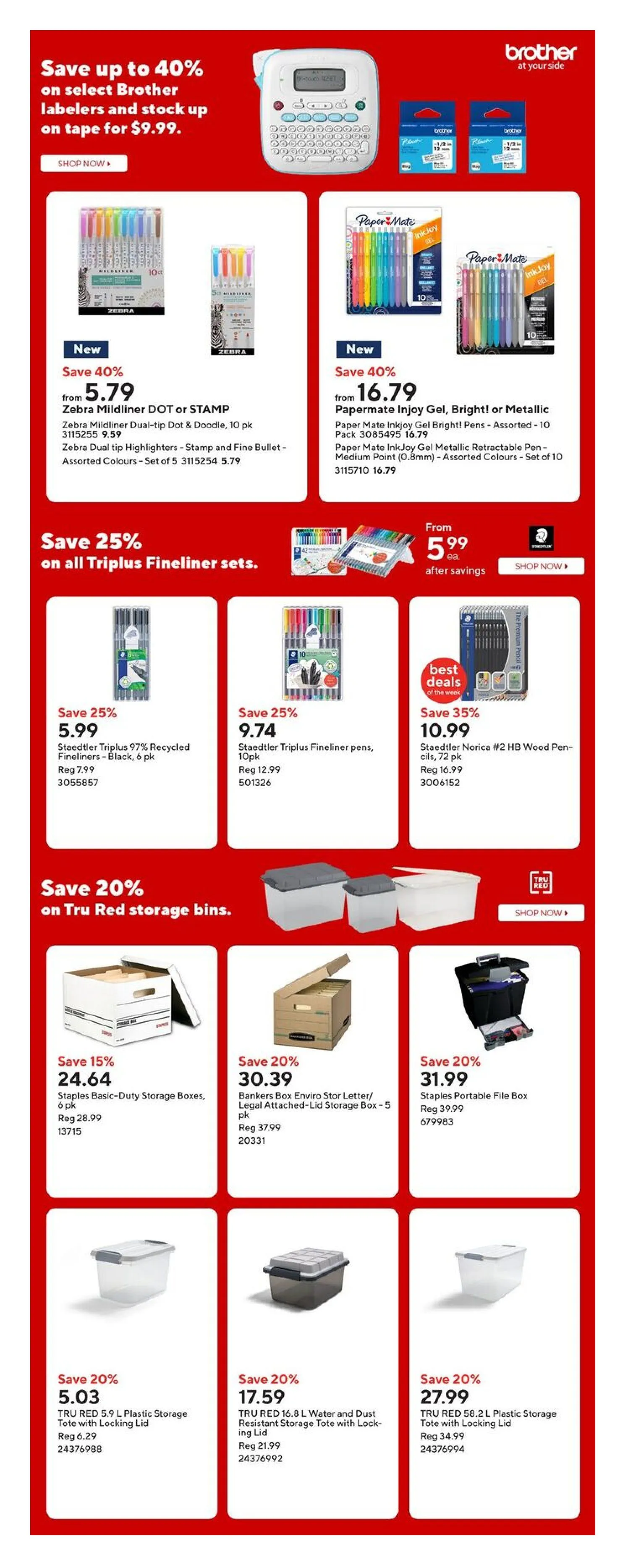 Staples Sales from October 17 to October 23 2025 - flyer page 11