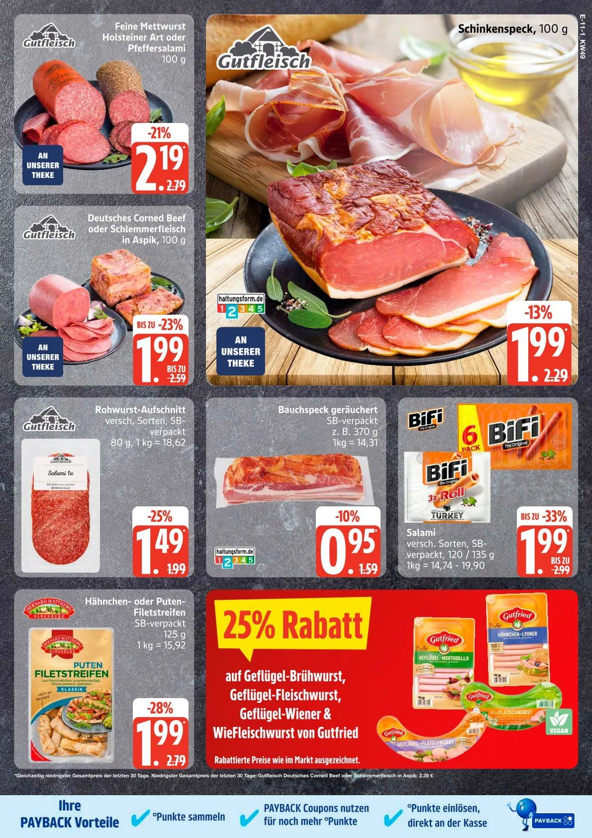 Edeka Angebote von 1. Dezember bis 6. Dezember 2025 - Prospekt seite 11