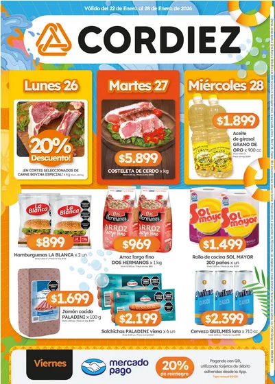Ofertas de Ofertas Cordiez  20 de enero al 28 de enero 2026 - Página 11 del catálogo