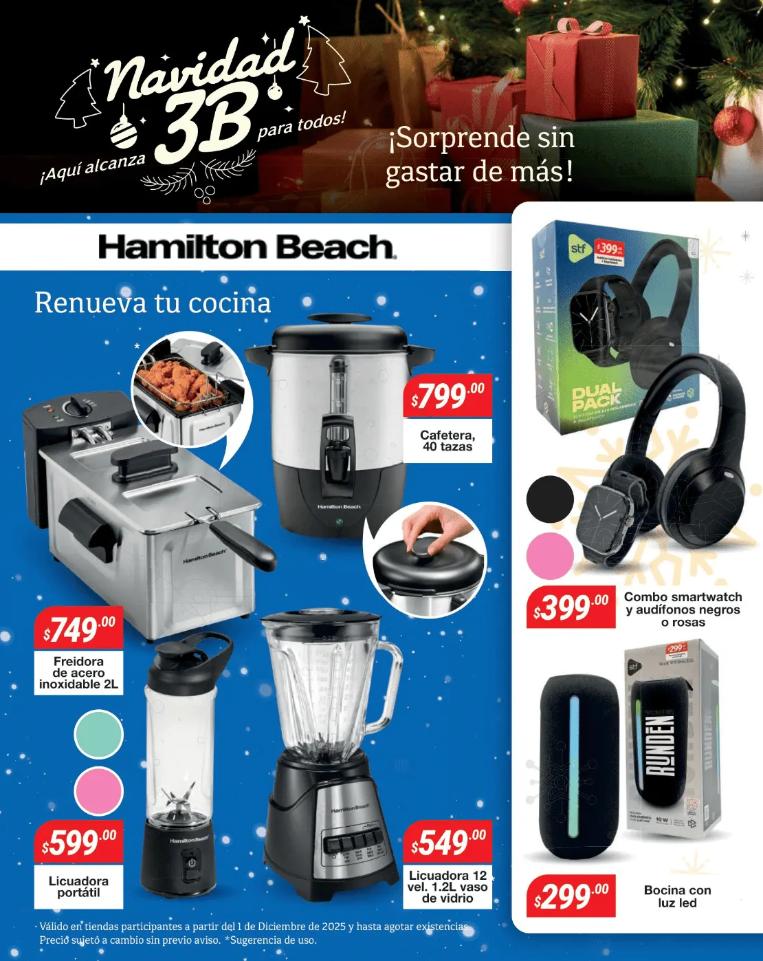 Catálogo de Tiendas Tres B Ofertas 1 de diciembre al 15 de diciembre 2025 - Pagina 10