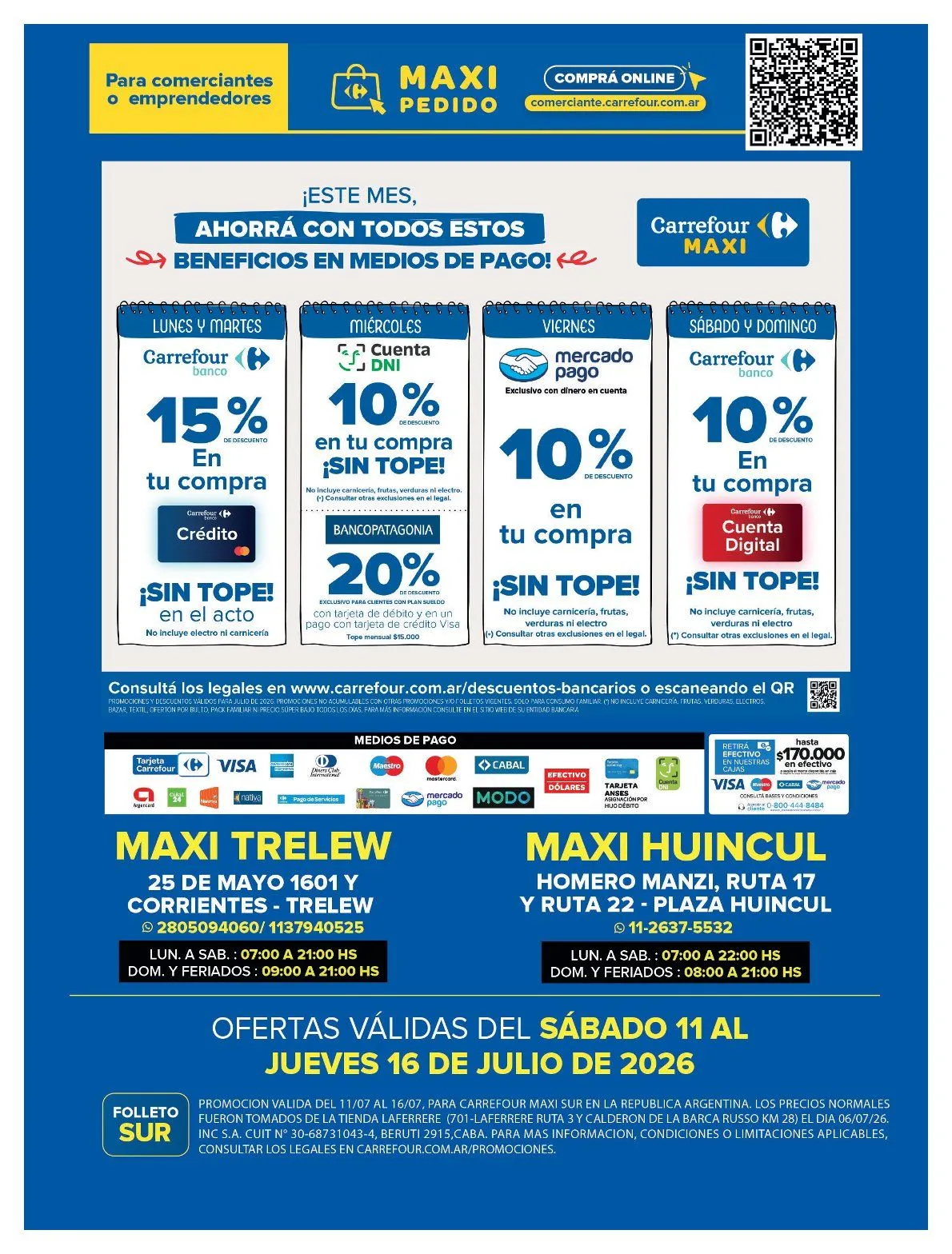 Ofertas de Ofertas Carrefour Maxi 11 de julio al 16 de julio 2026 - Página 11 del catálogo