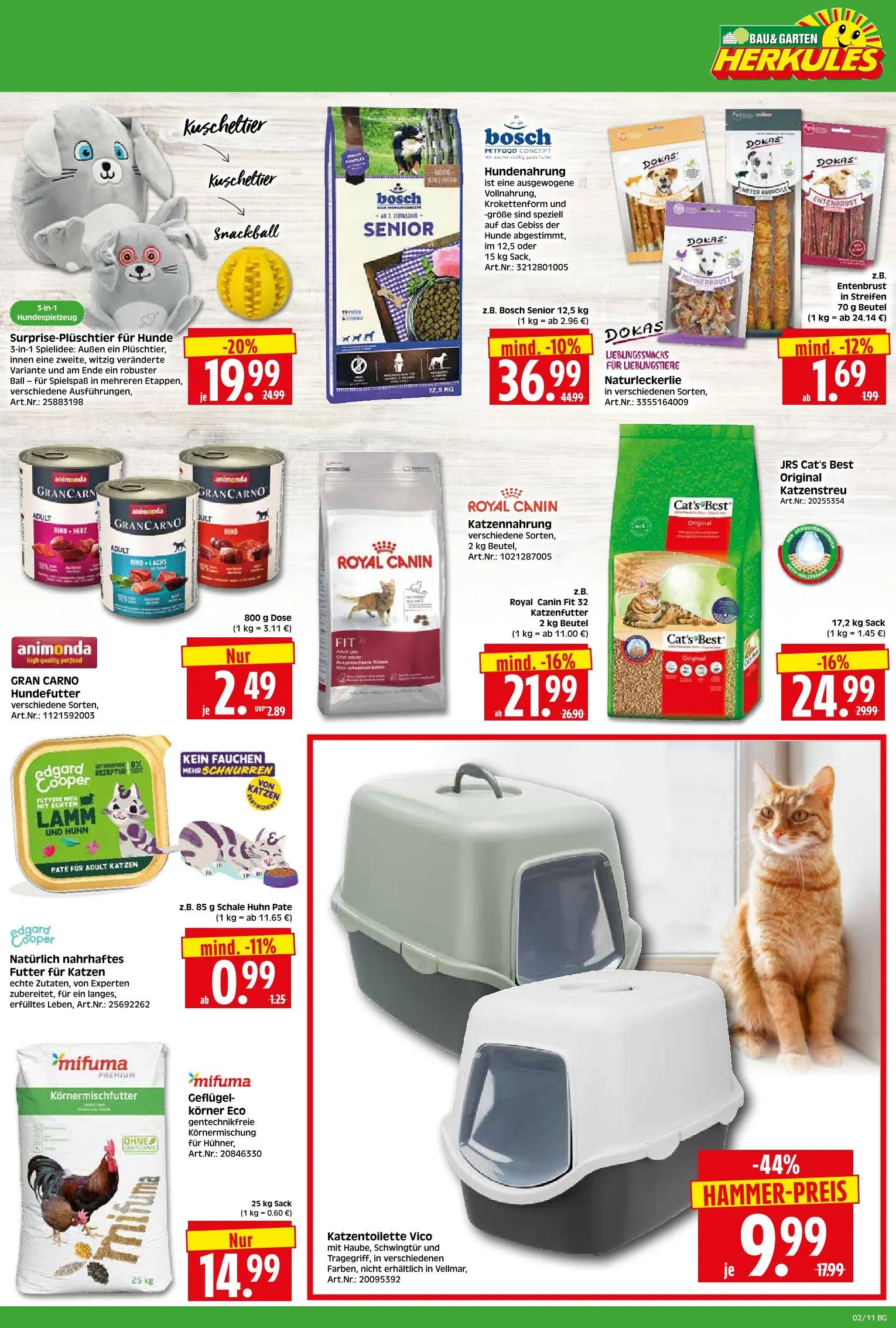 Herkules Baumarkt Angebote von 5. Januar bis 10. Januar 2026 - Prospekt seite 11