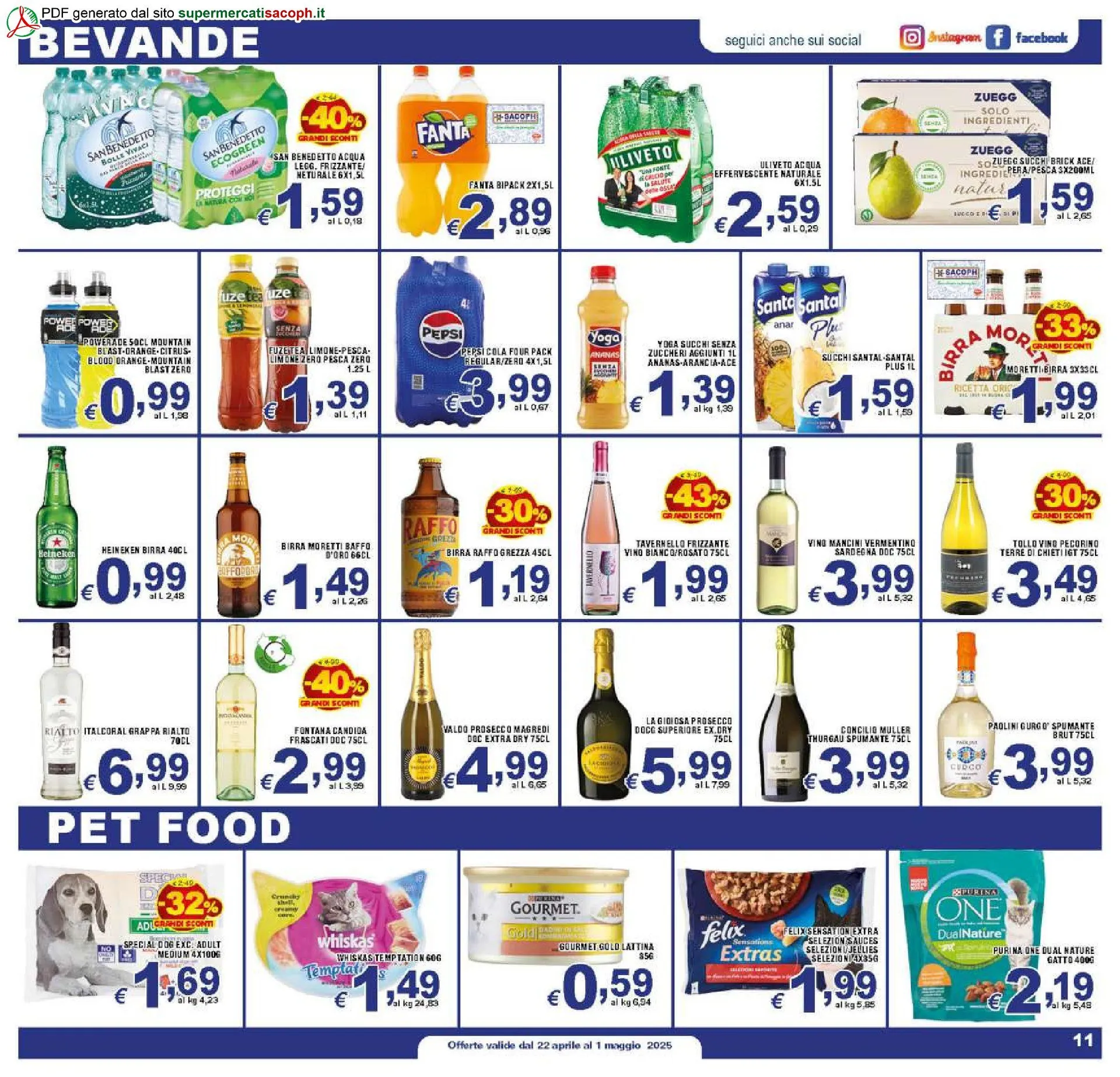 Volantini Sacoph da 22 aprile a 3 maggio di 2025 - Pagina del volantino 11