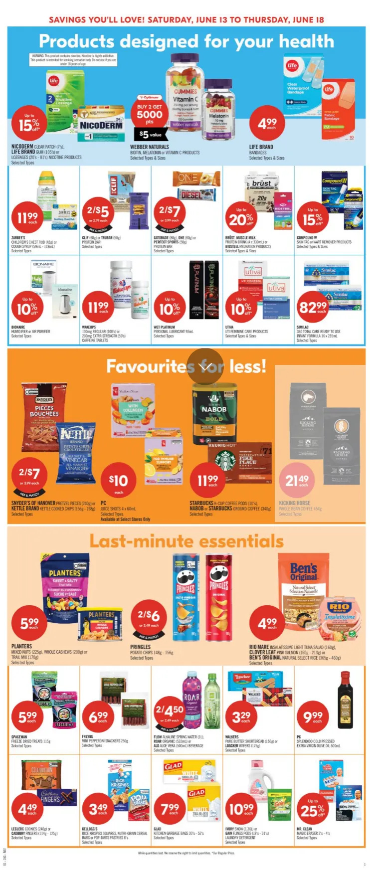 Shoppers Drug Mart Sales from June 13 to June 18 2026 - flyer page 11