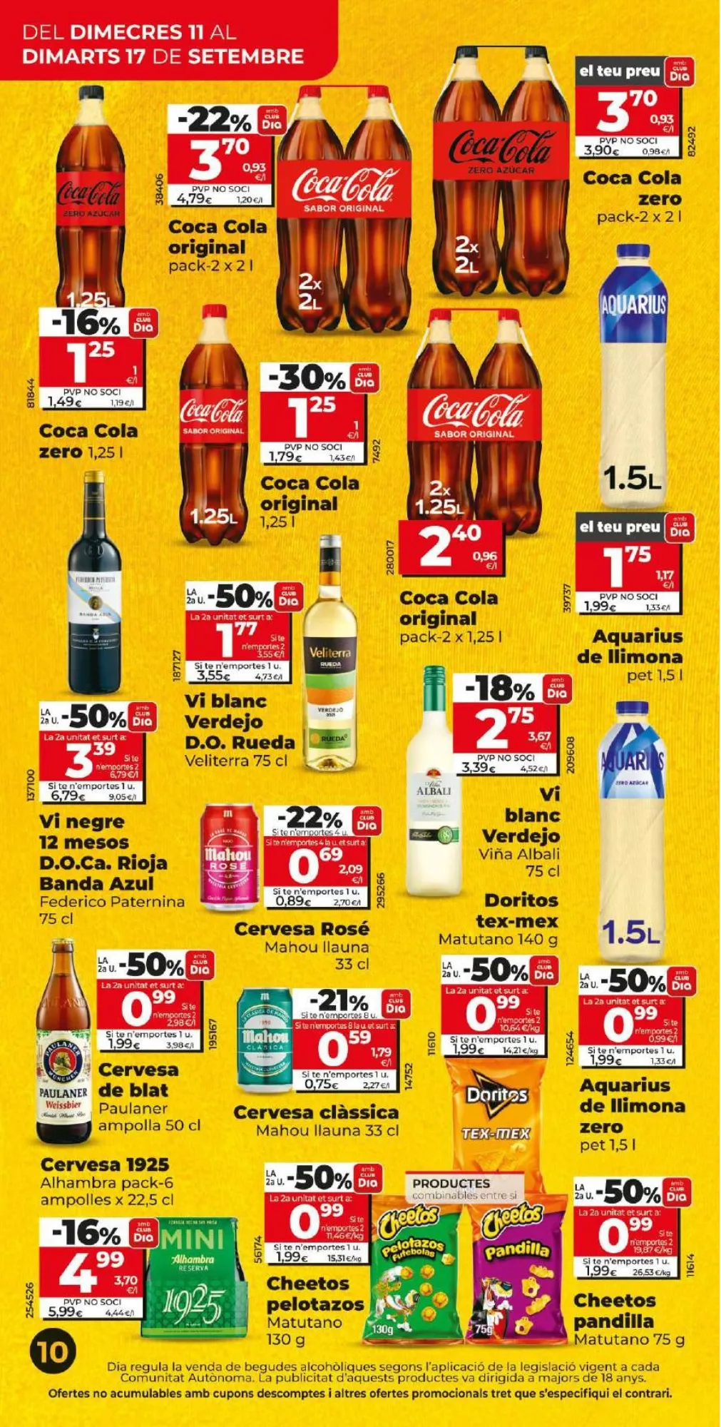 Catálogo de Dia Ofertas 11 de septiembre al 17 de septiembre 2024 - Página 10