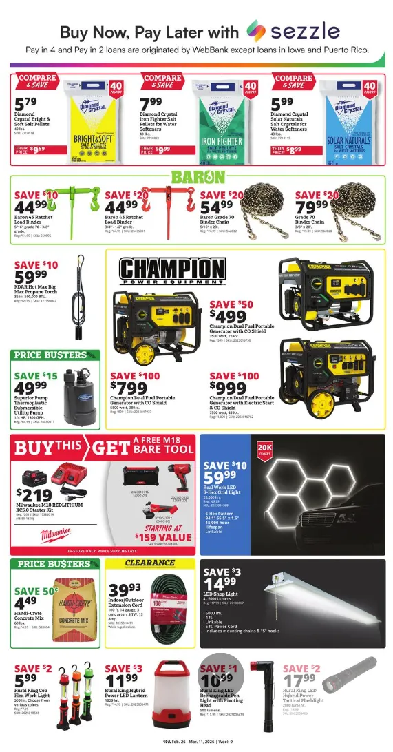 Weekly ad Rural King  Sales from February 26 to March 11 2026 - Page 11