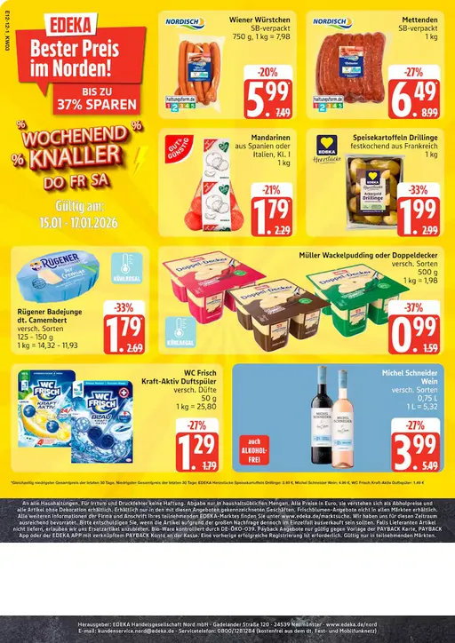 Edeka Prospekte  von 12. Januar bis 17. Januar 2026 - Prospekt seite 11