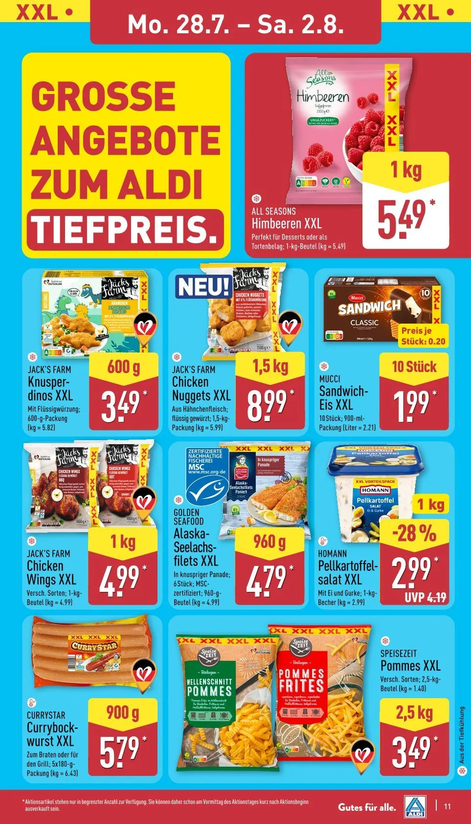 ALDI Nord Prospekte von 28. Juli bis 2. August 2025 - Prospekt seite 11