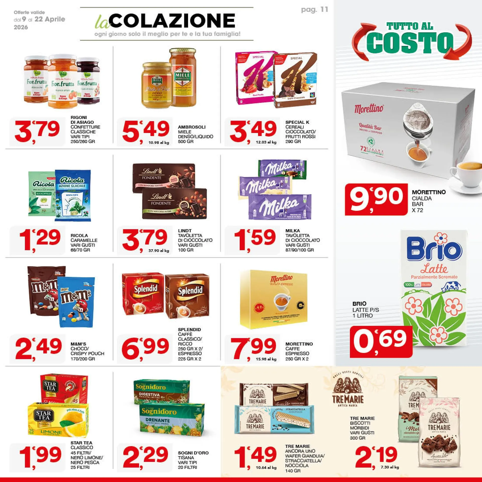 Volantini Sisa da 9 aprile a 22 aprile di 2026 - Pagina del volantino 11