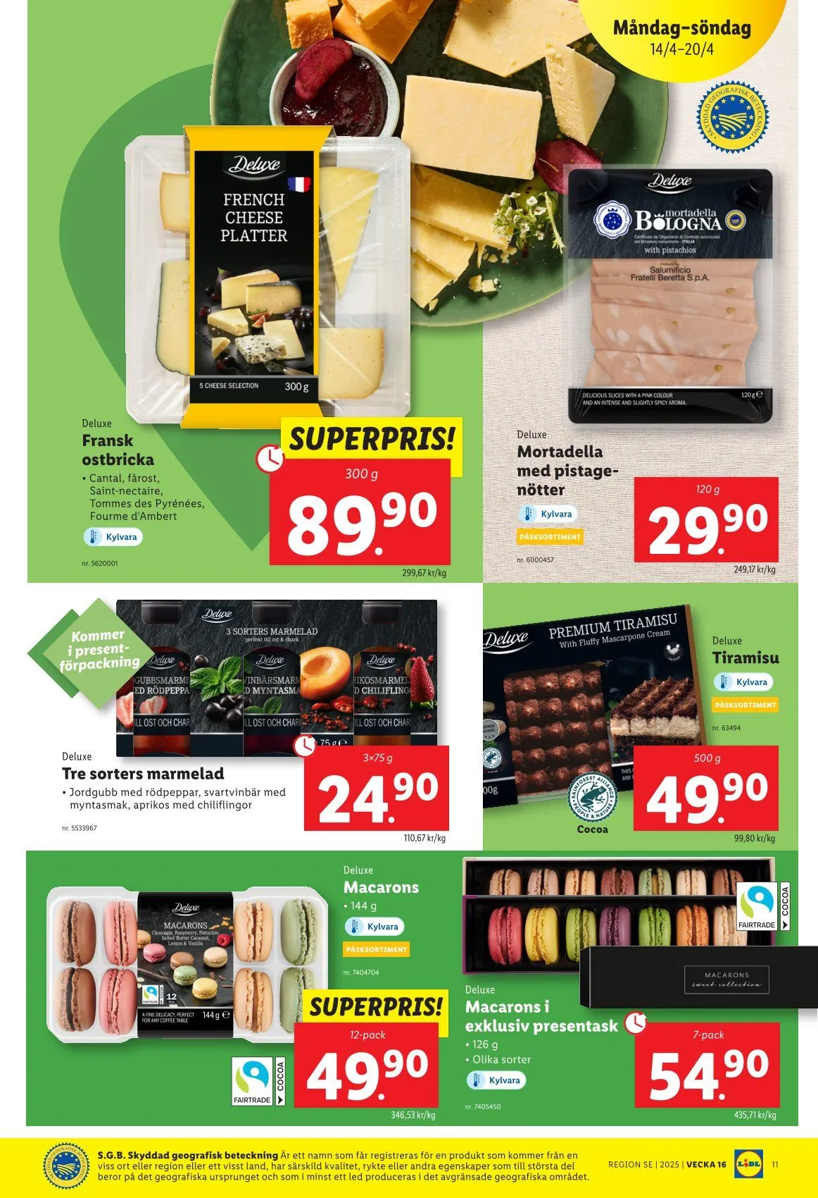 Lidl specialer bjudanden från 14 april till 30 april 2025 - Reklamblad sidor 11