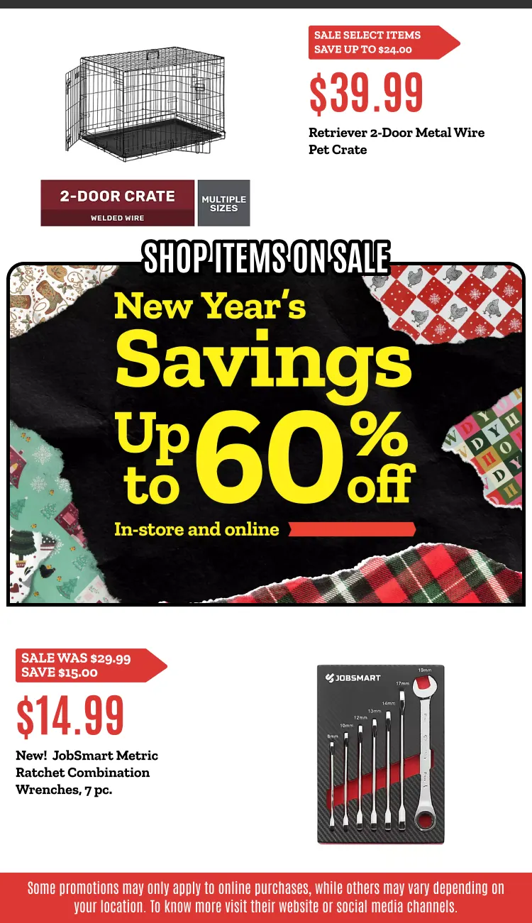Weekly ad  Tractor Supply Co. Sales from December 30 to January 18 2026 - Page 11