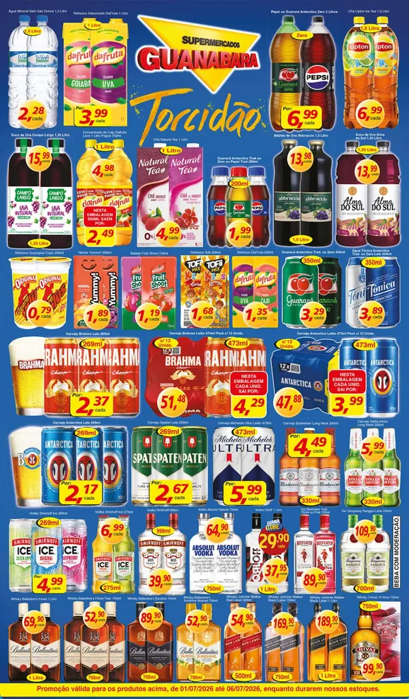 Encarte de Folhetos Supermercados Guanabara 1 de julho até 6 de julho 2026 - Pagina 11