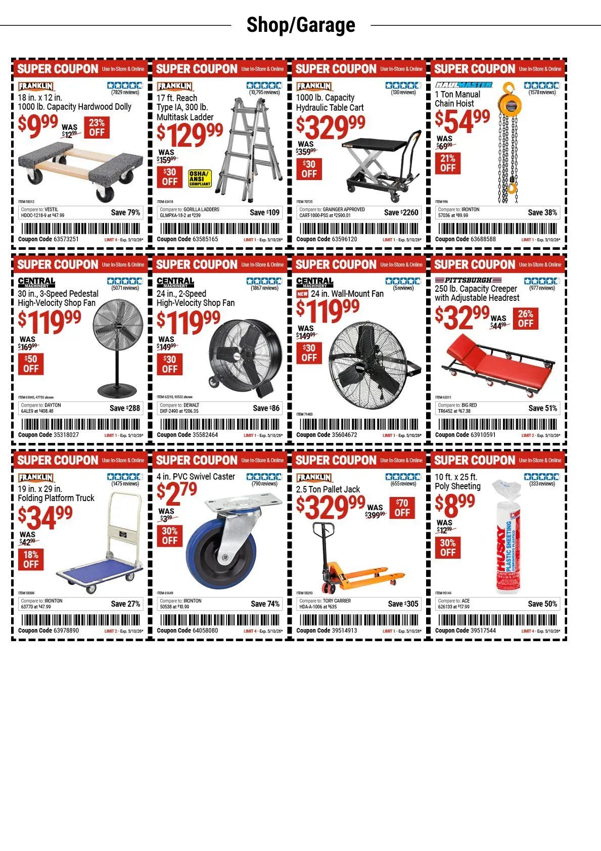 Weekly ad  Harbor Freight weekly ads from April 27 to May 10 2026 - Page 9
