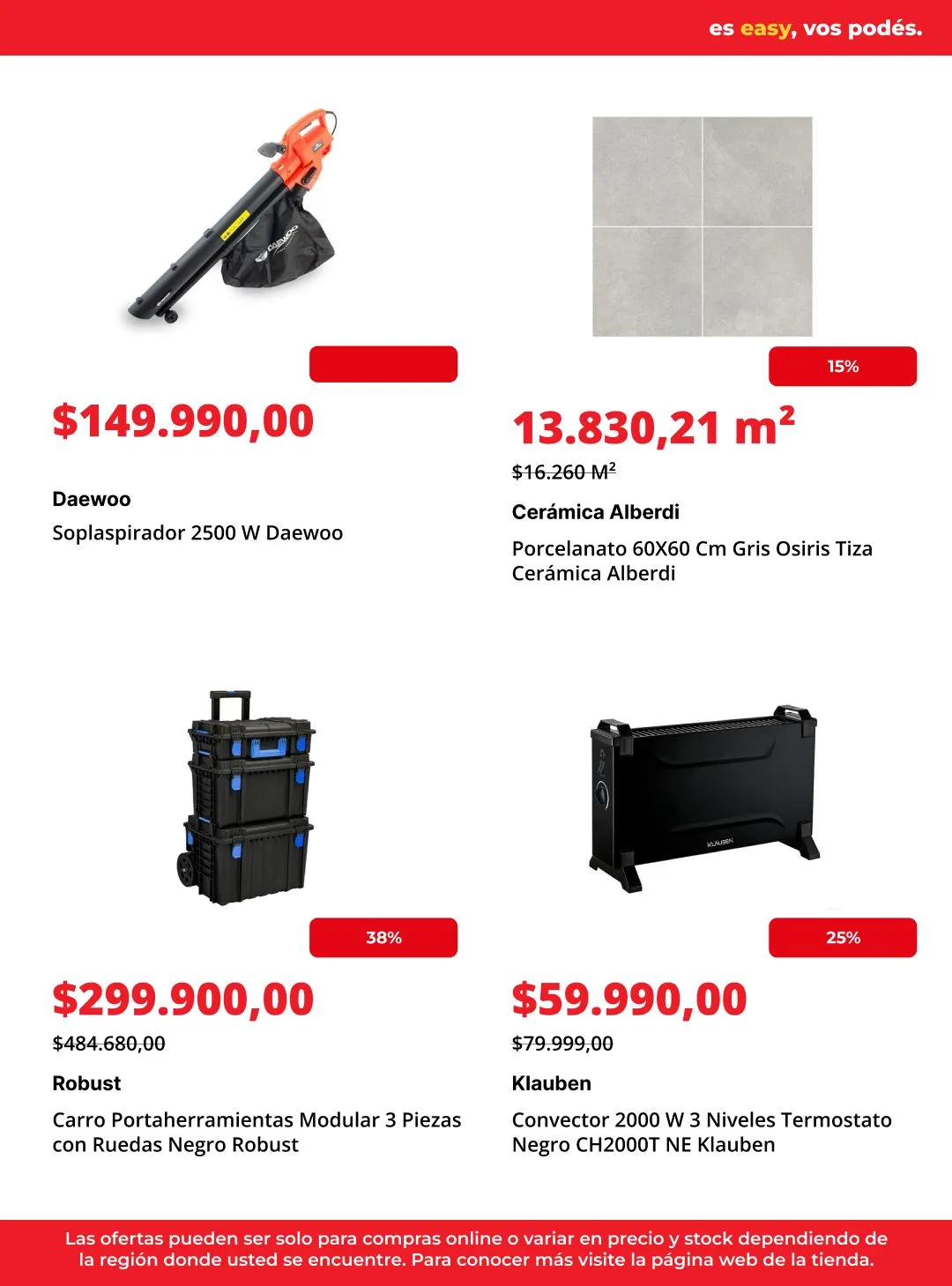 Catálogo de Easy Ofertas 19 de junio al 3 de julio 2026 - Página 10