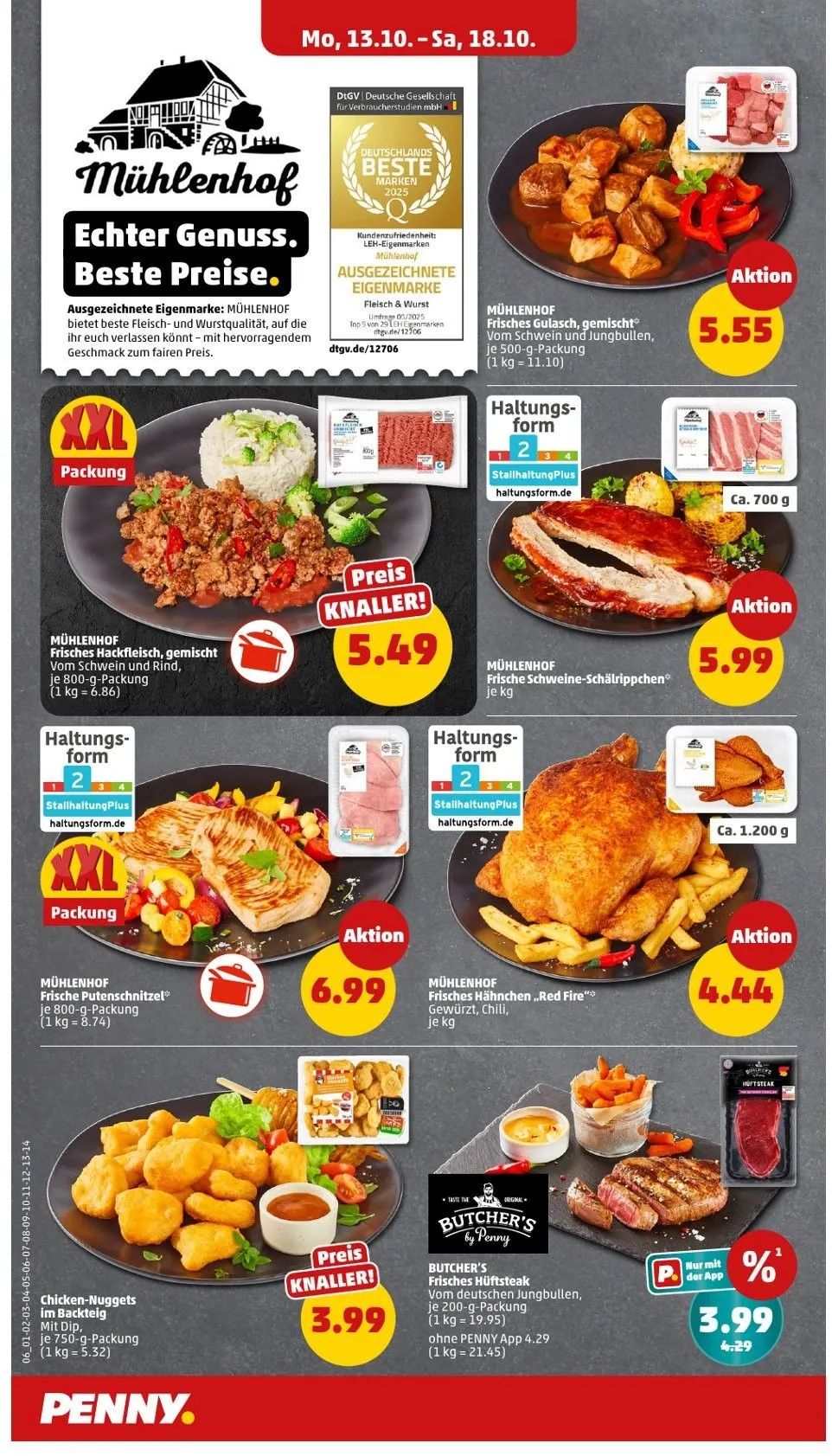 Penny Prospekte von 13. Oktober bis 18. Oktober 2025 - Prospekt seite 10