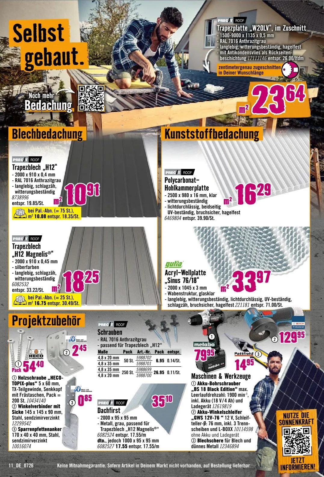 Hornbach Prospekte von 1. Juli bis 31. Juli 2026 - Prospekt seite 11