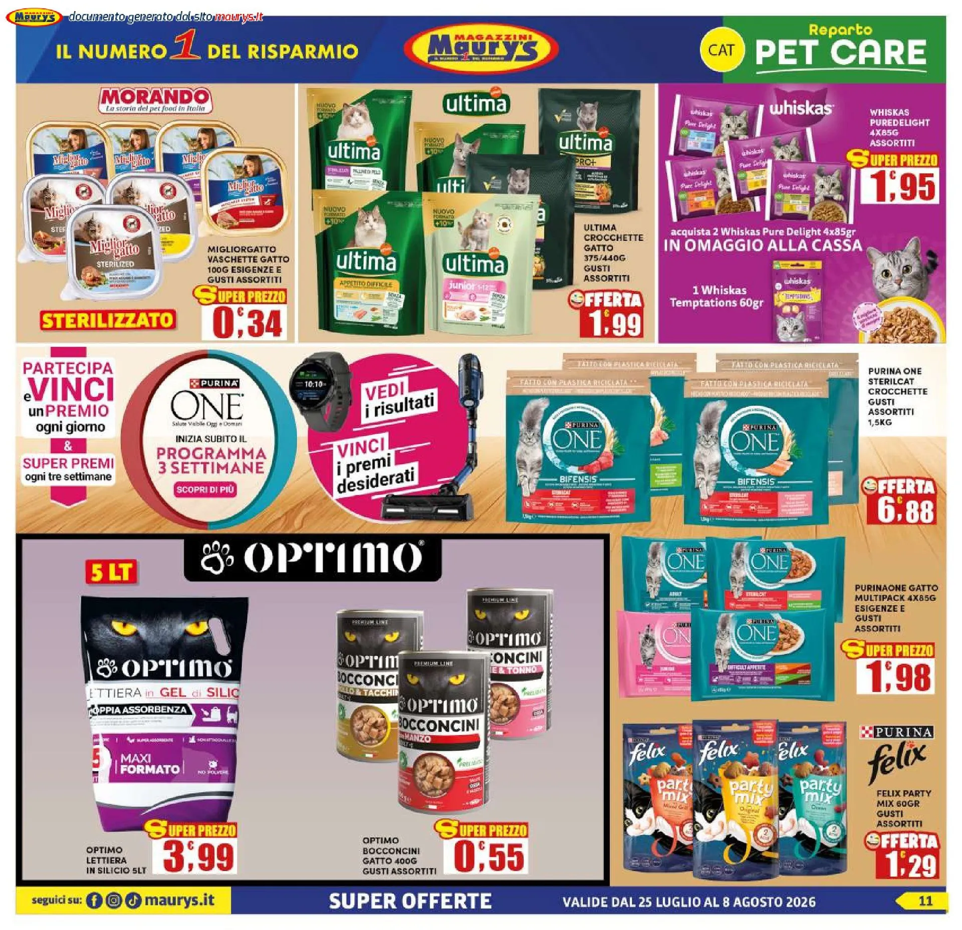 Volantini Maury's da 25 luglio a 8 agosto di 2026 - Pagina del volantino 11