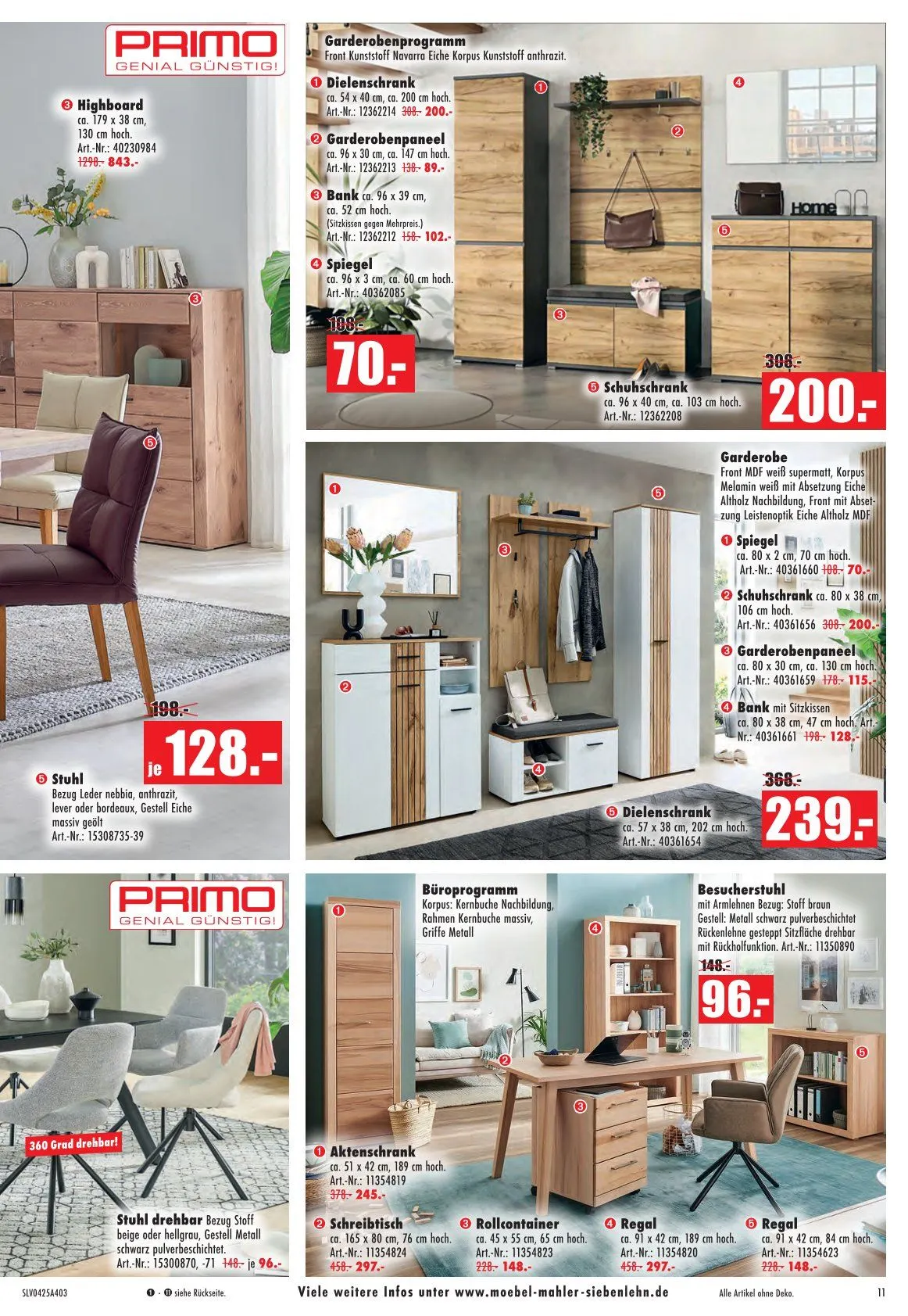 Möbel Mahler Prospekt von 1. April bis 29. April 2025 - Prospekt seite 11