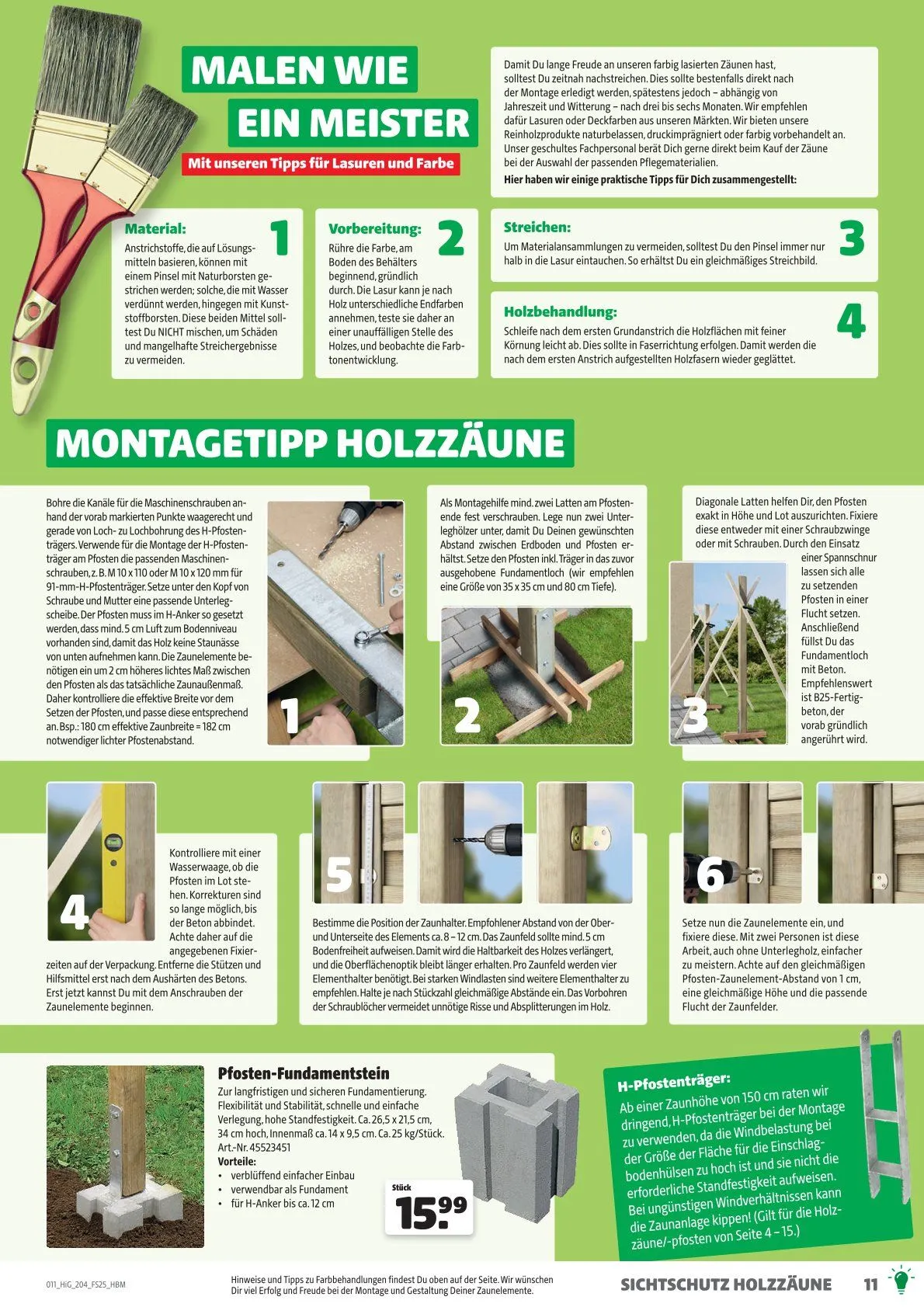 Hagebau Prospekt von 21. Mai bis 31. Dezember 2025 - Prospekt seite 11