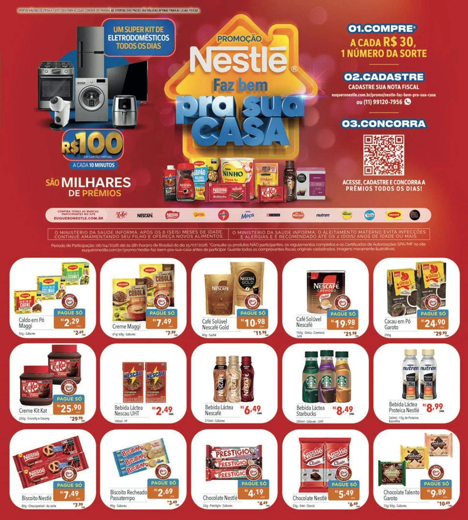 Encarte de  Folhetos Supermercados Condor 29 de junho até 13 de julho 2026 - Pagina 11
