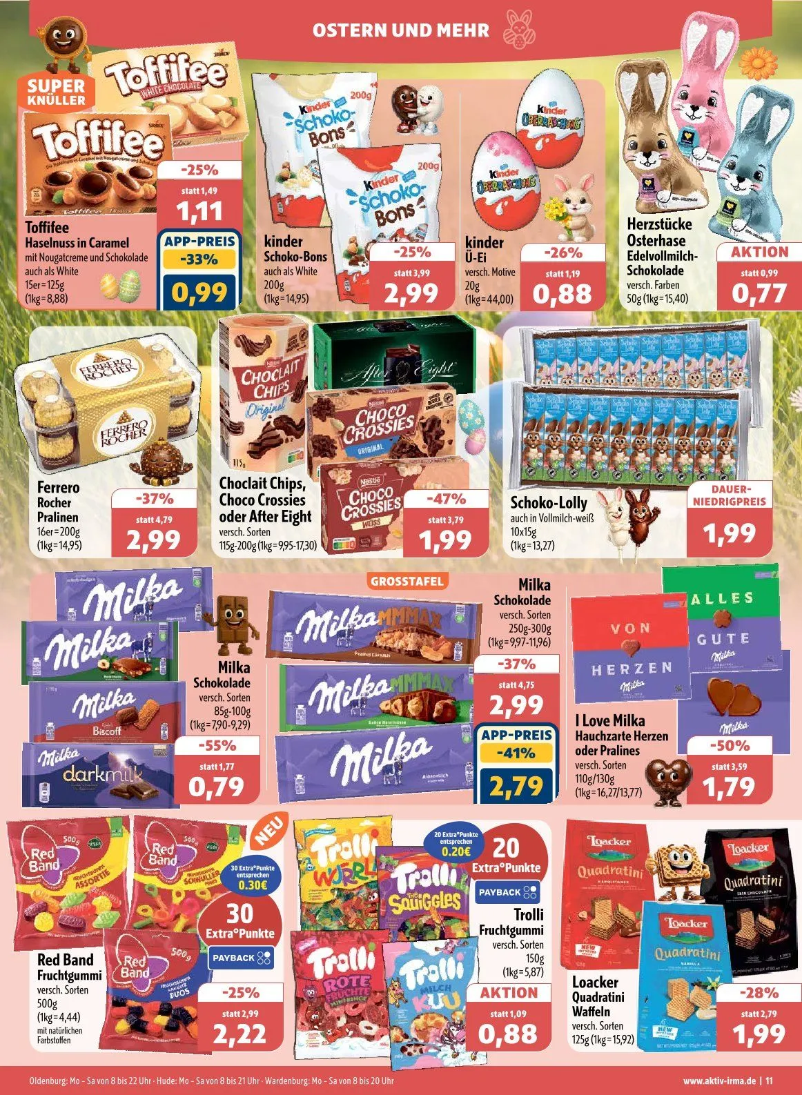  Aktiv Irma Angebote von 30. März bis 4. April 2026 - Prospekt seite 11