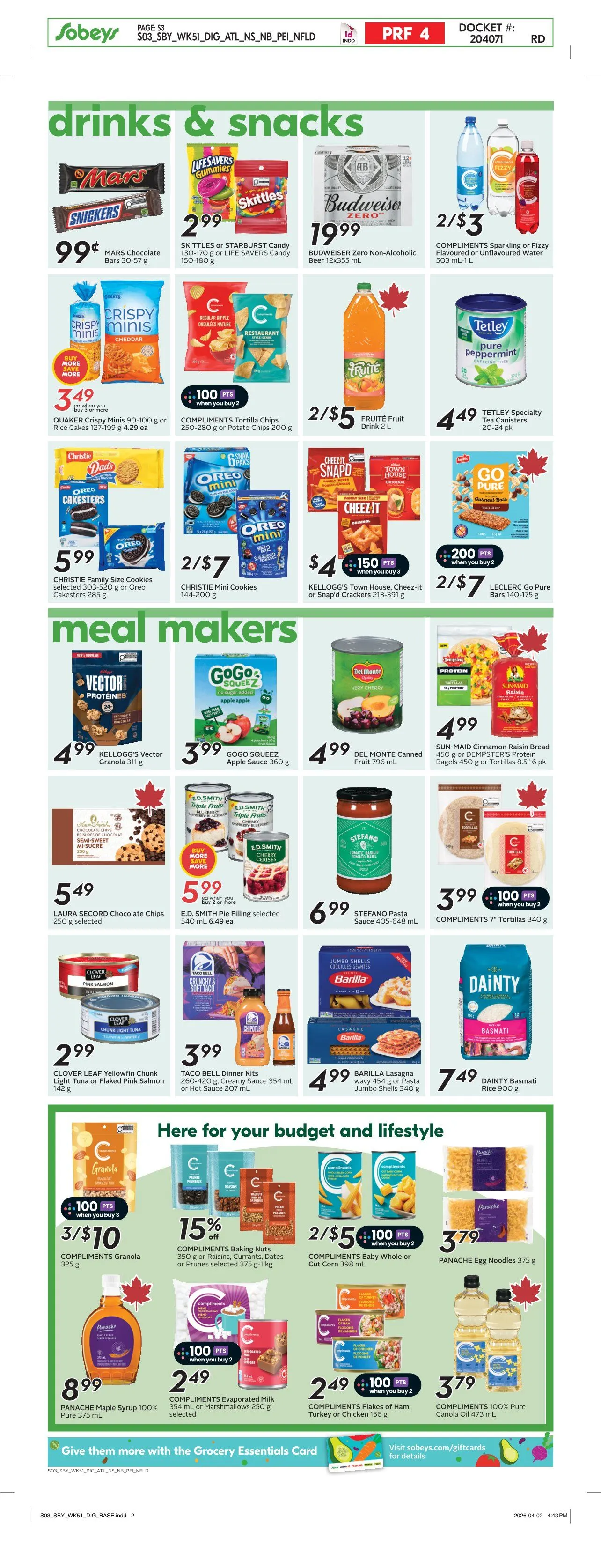 Sobeys Sales from April 16 to April 22 2026 - flyer page 11
