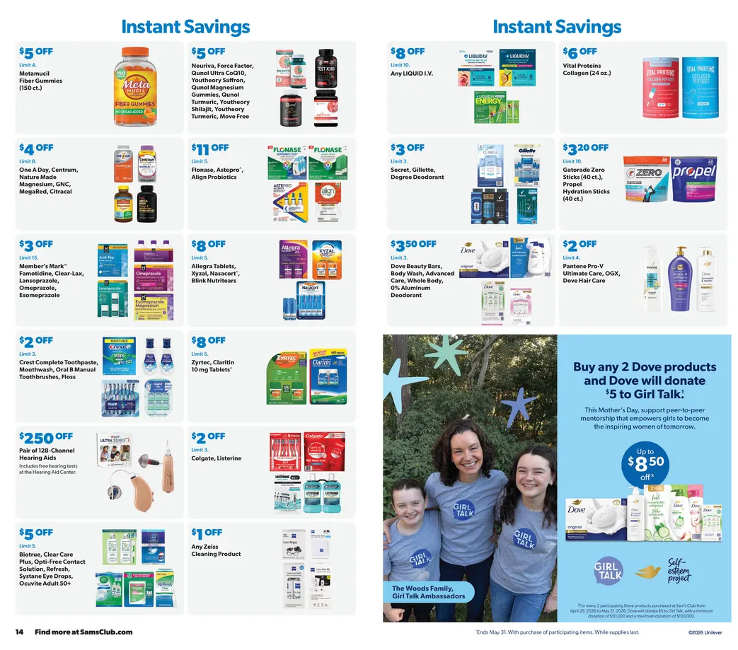 Weekly ad Sam ´s club Sales from April 1 to May 31 2026 - Page 11