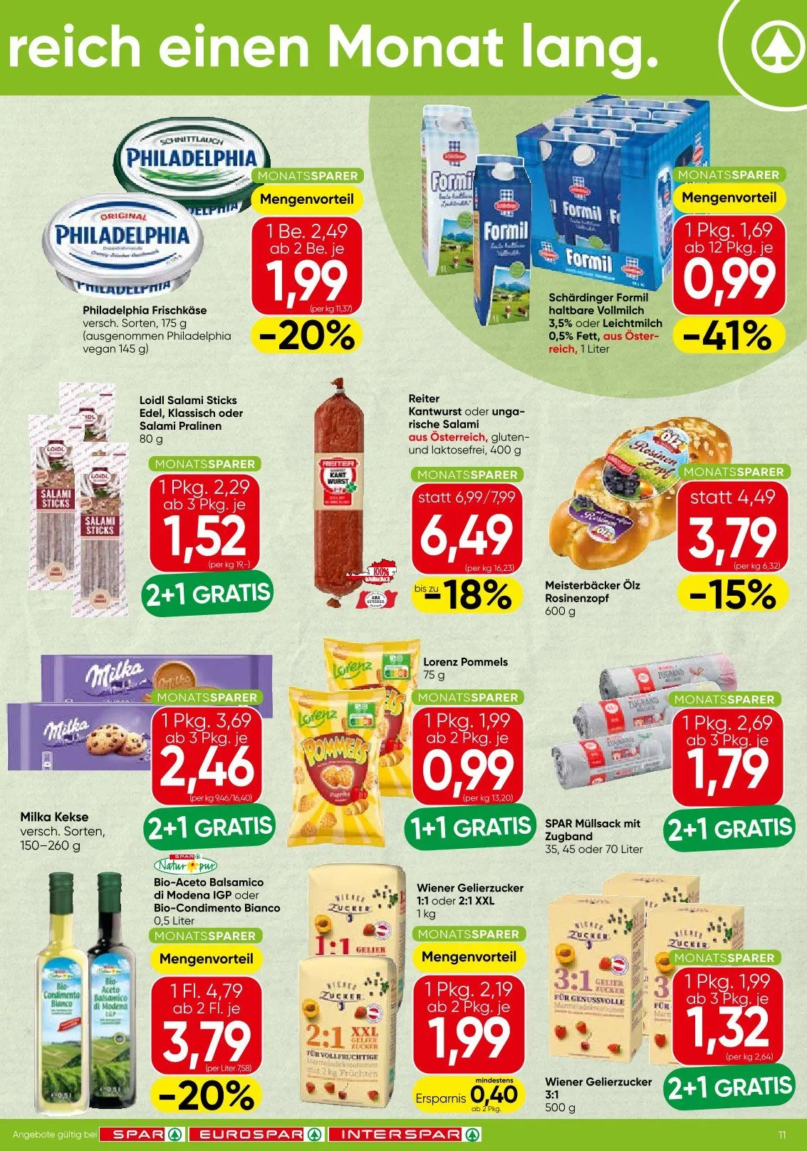 SPAR Prospekte  von 13. Mai bis 20. Mai 2026 - Flugblätt seite  11