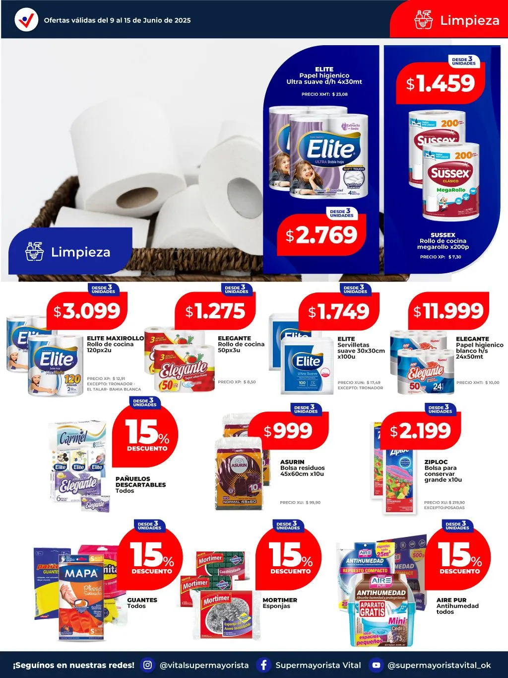 Ofertas de Vital Ofertas 9 de junio al 16 de junio 2025 - Página 11 del catálogo