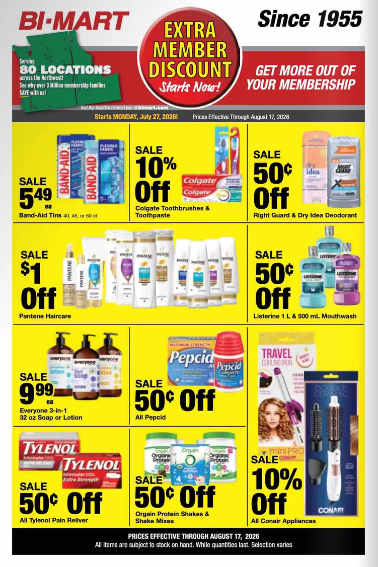 Weekly ad BI-MART Sales from July 27 to August 17 2026 - Page 11