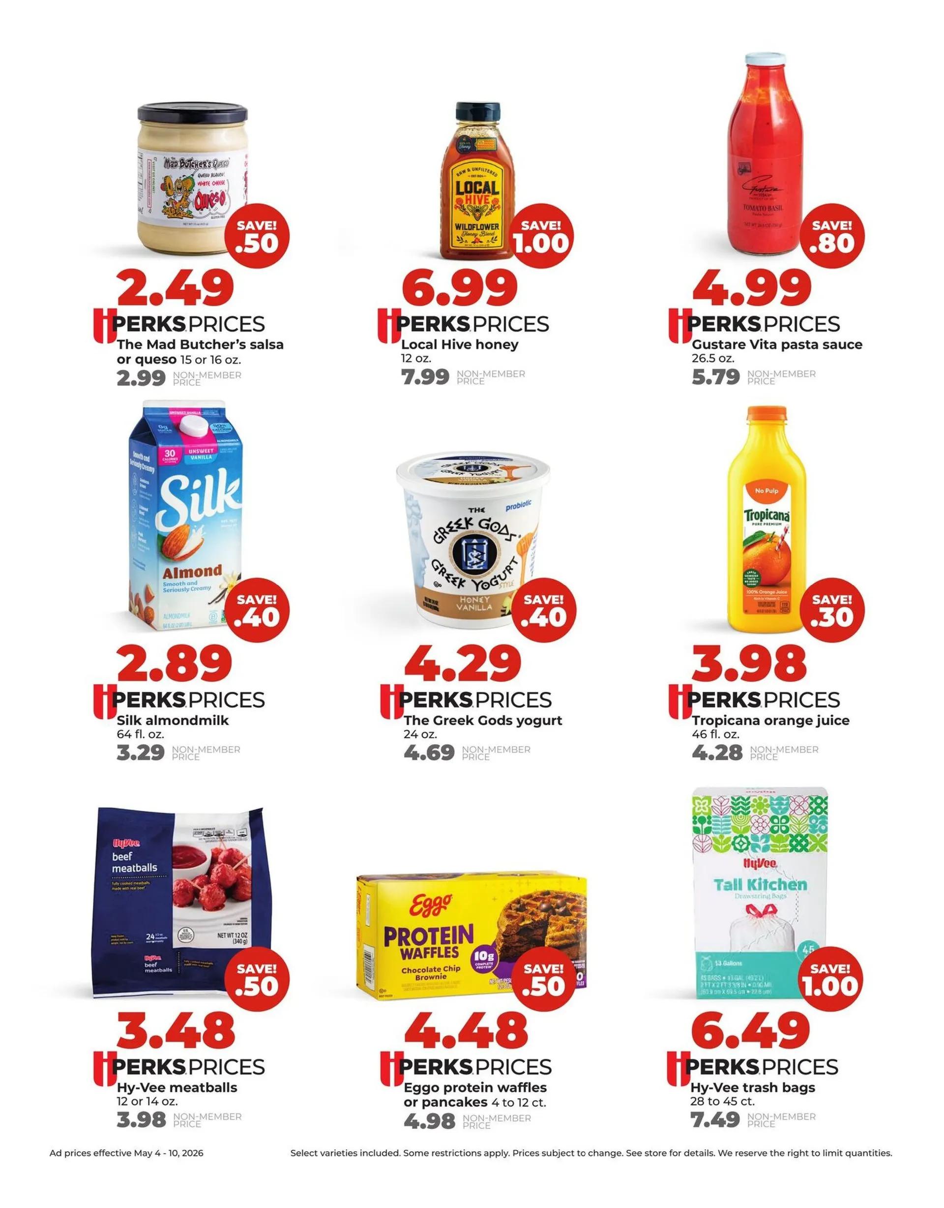Weekly promotion  HyVee Sales spanning from May 4 to May 10 2026 - Page 10 for Catalogue 365