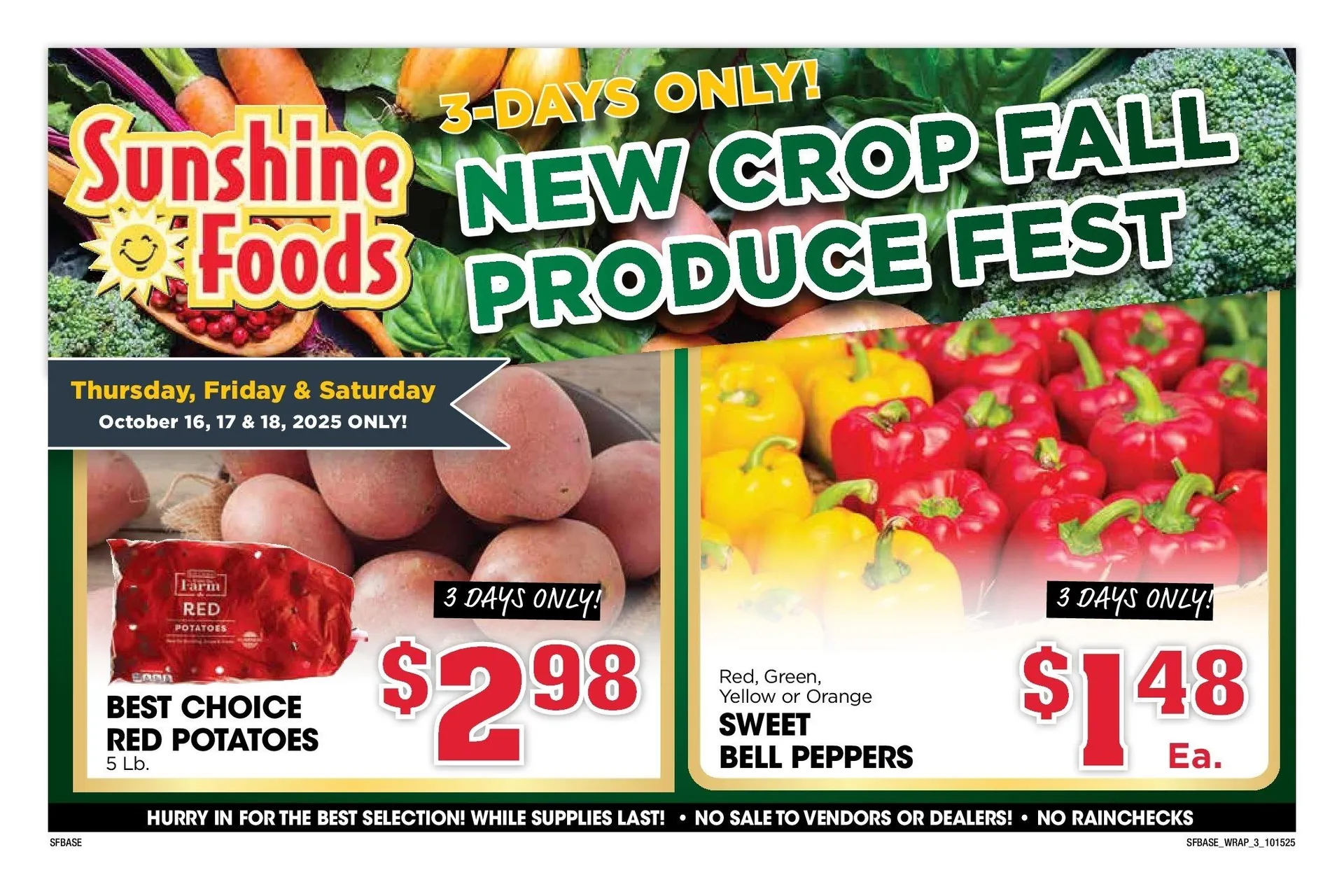 Weekly promotion Sunshine Foods Sales spanning from October 15 to October 21 2025 - Page 11 for Catalogue 365