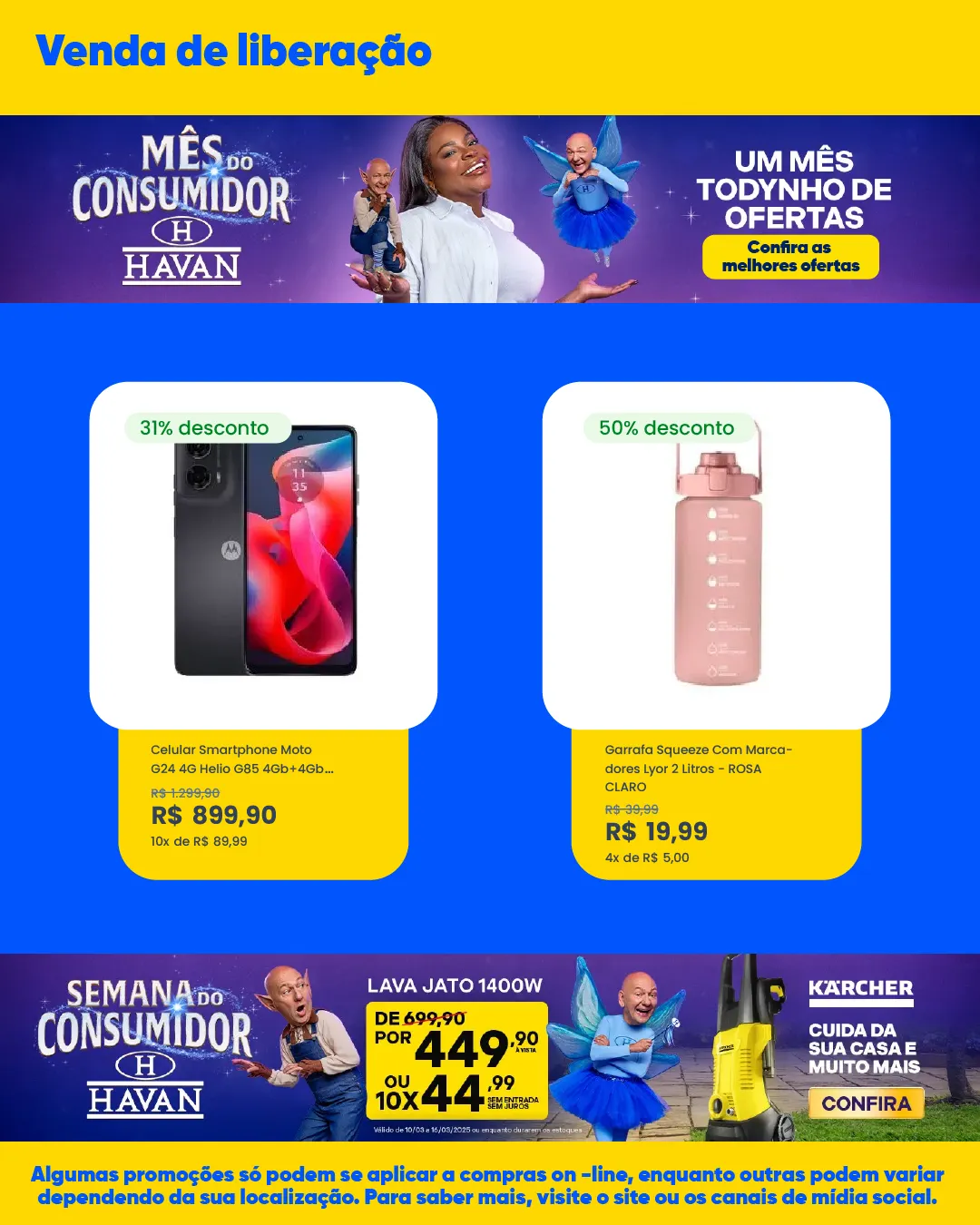 Encarte de Havan Ofertas da semana 17 de março até 31 de março 2025 - Pagina 10