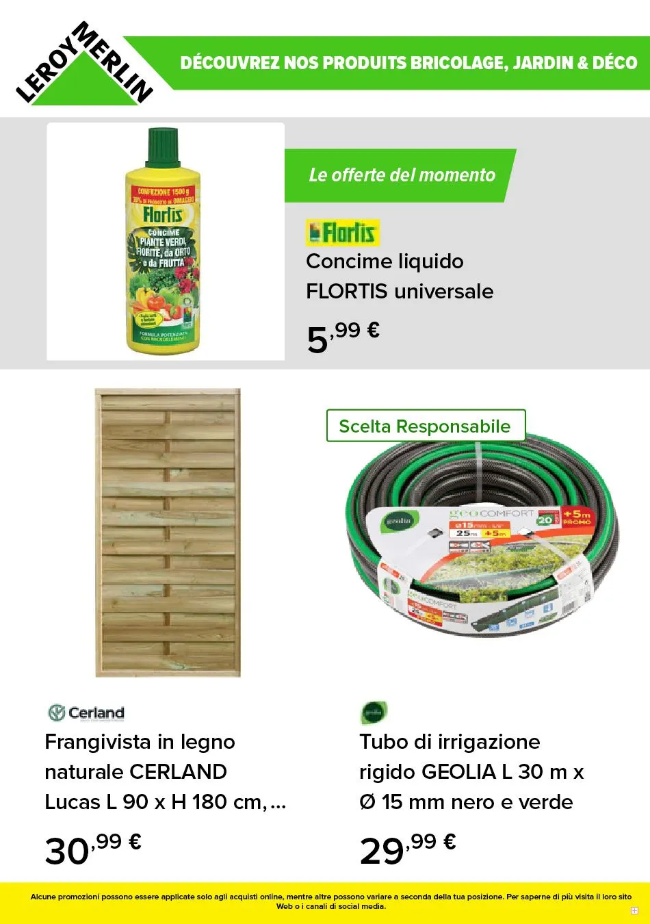 Leroy Merlin Offerte settimanali! da 5 maggio a 19 maggio di 2025 - Pagina del volantino 10