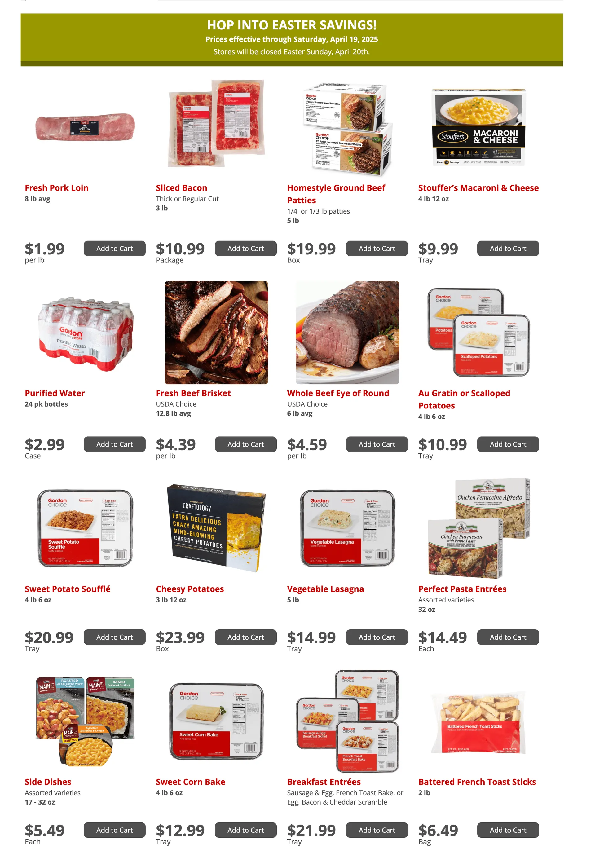 Weekly ad Easter Savings from April 13 to April 19 2025 - Page 1