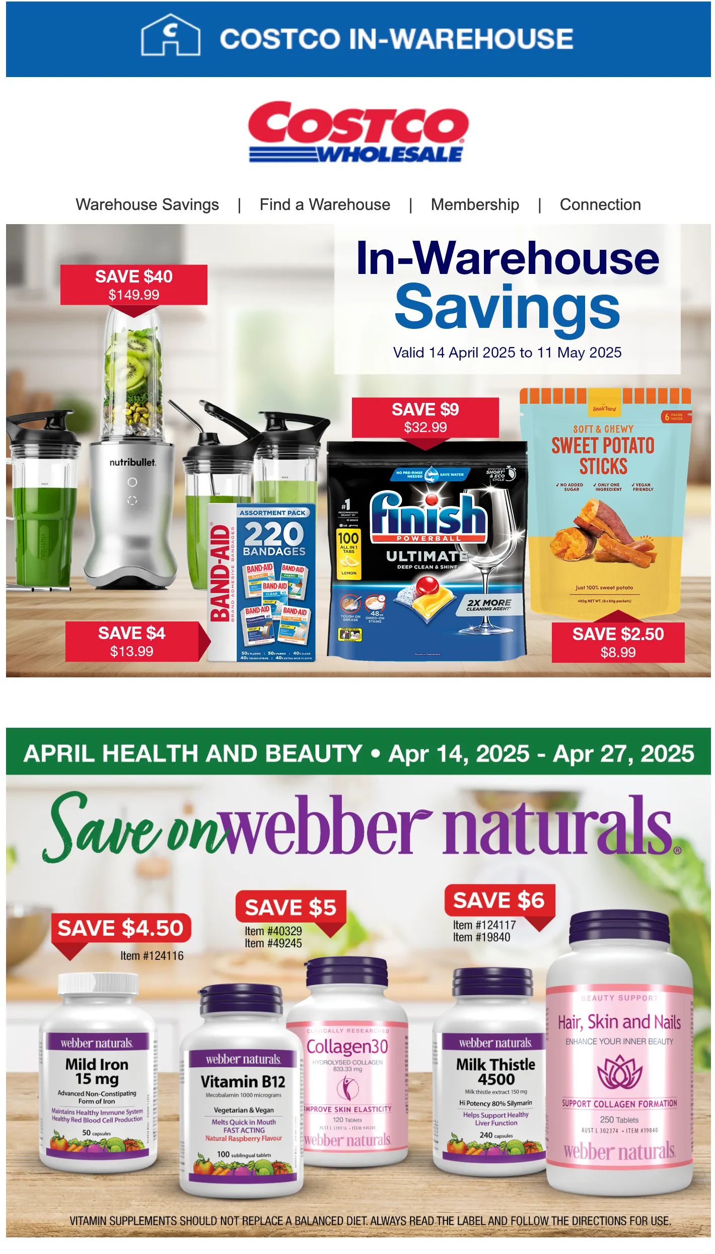 Savings - Catalogue valid from 14 April to 11 May 2025 - page 1