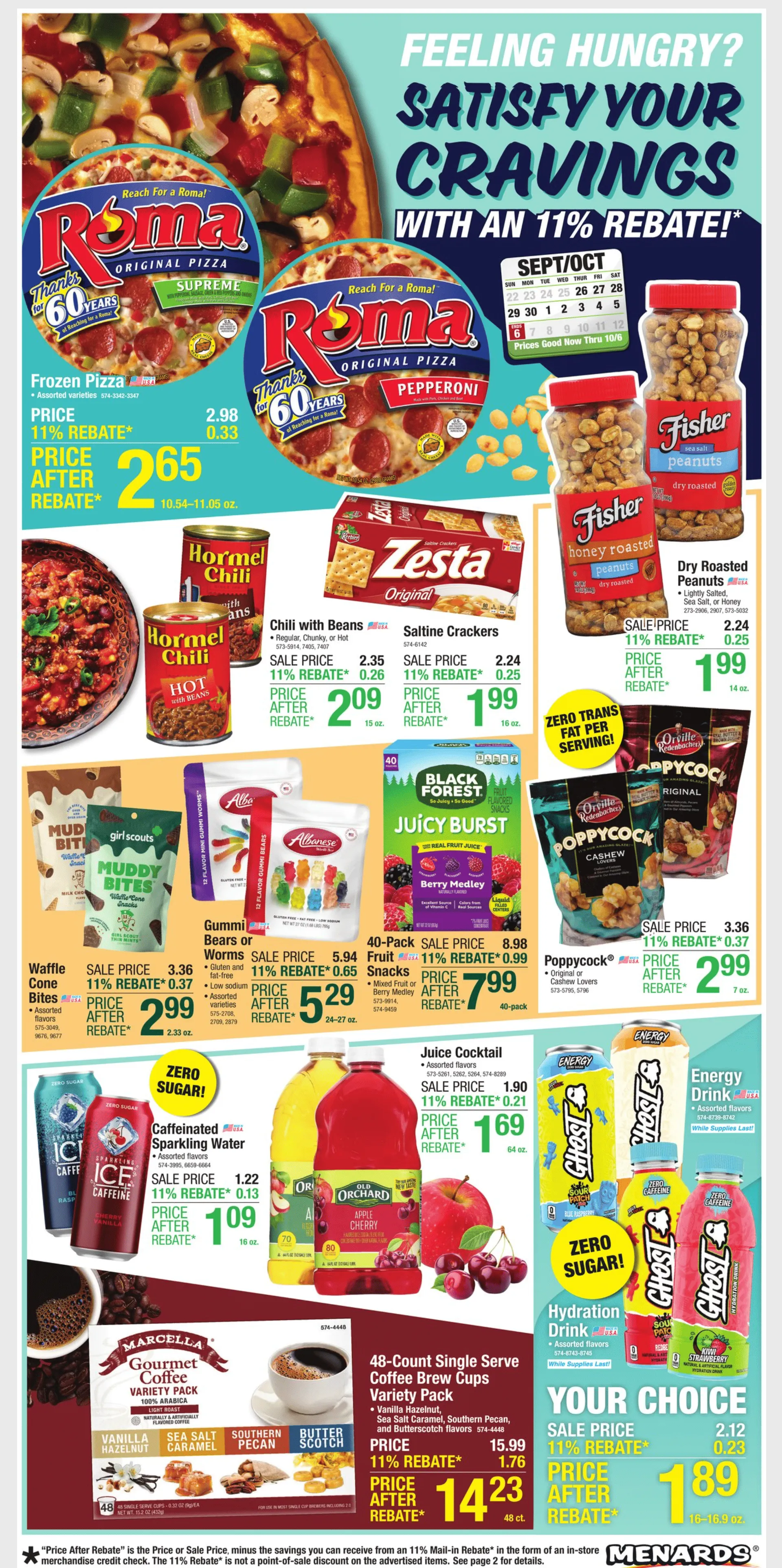 Weekly ad Menards sales from September 25 to October 6 2024 - Page 1