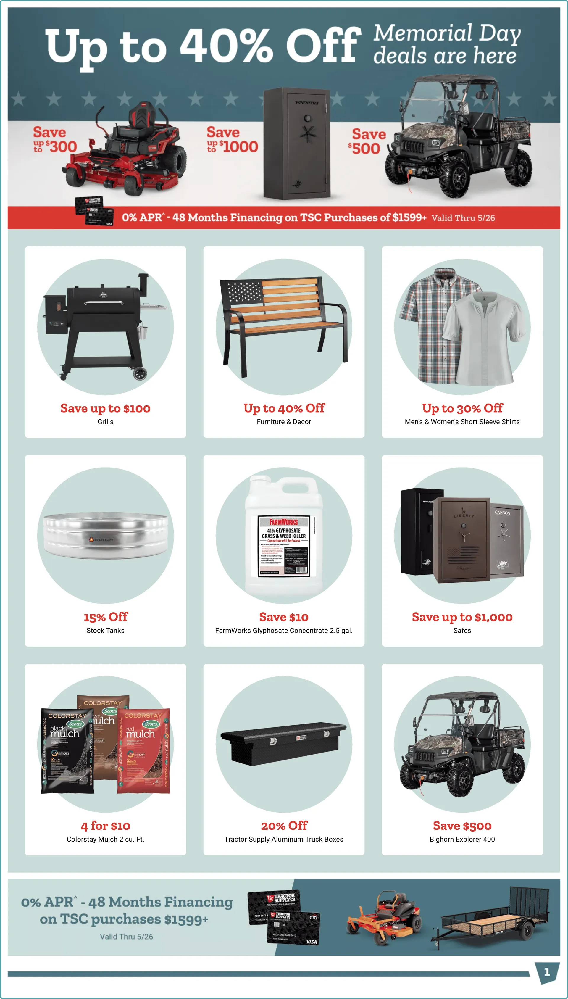 Weekly ad Tractor Supply Co. weekly ads from May 15 to May 26 2025 - Page 1