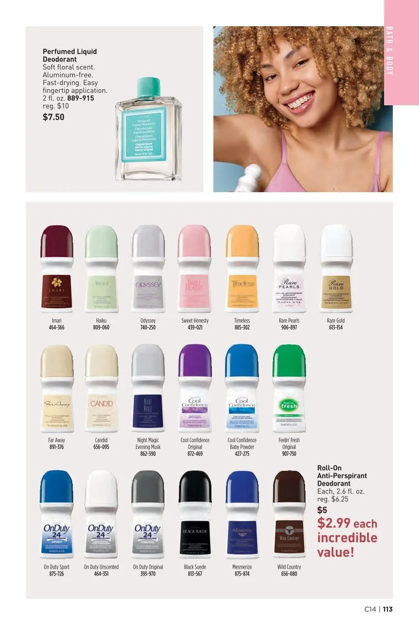 Weekly ad Avon Sales from July 1 to July 15 2026 - Page 113