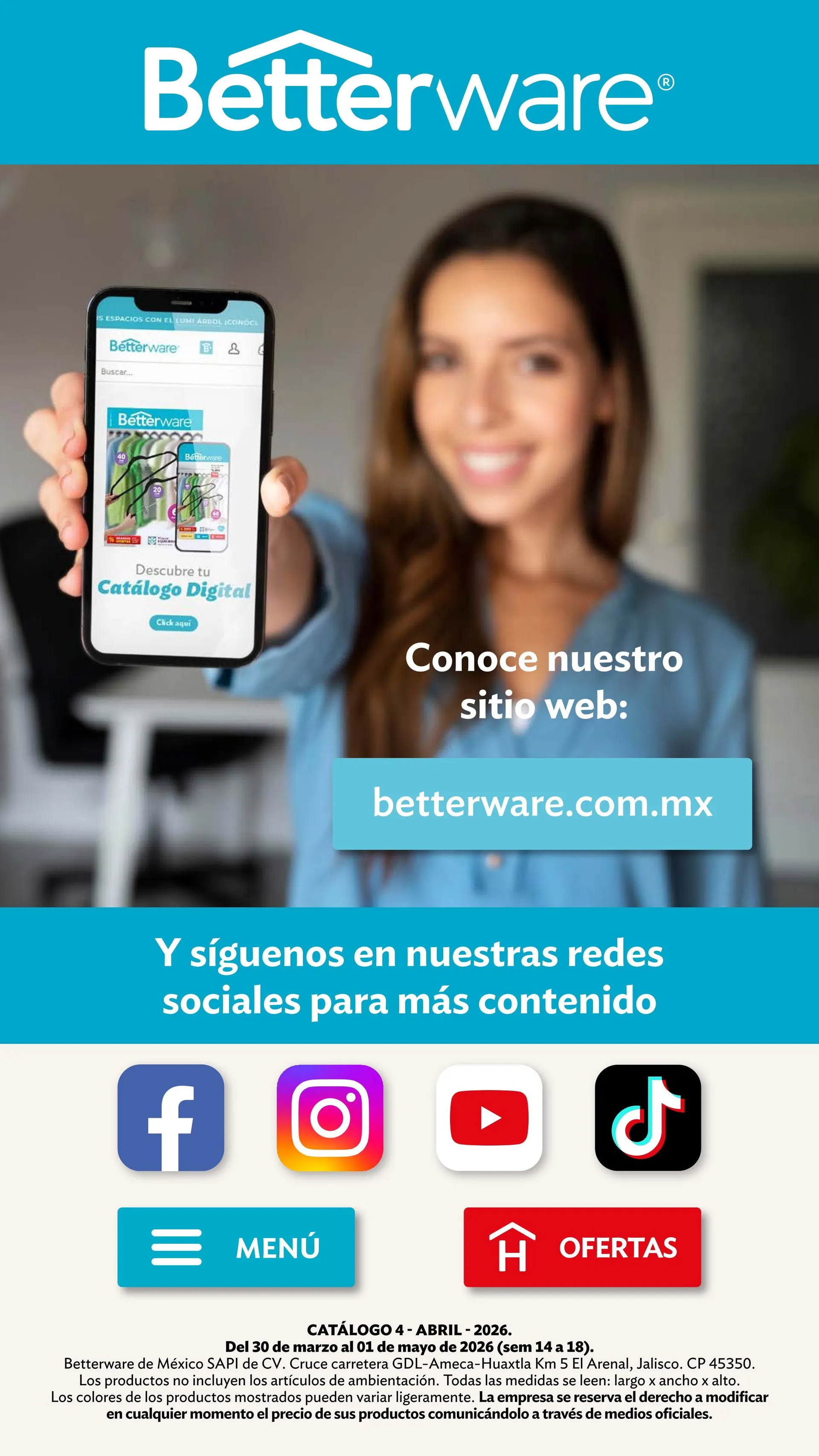 Catálogo de BetterWare Ofertas 1 de abril al 30 de abril 2026 - Pagina 115